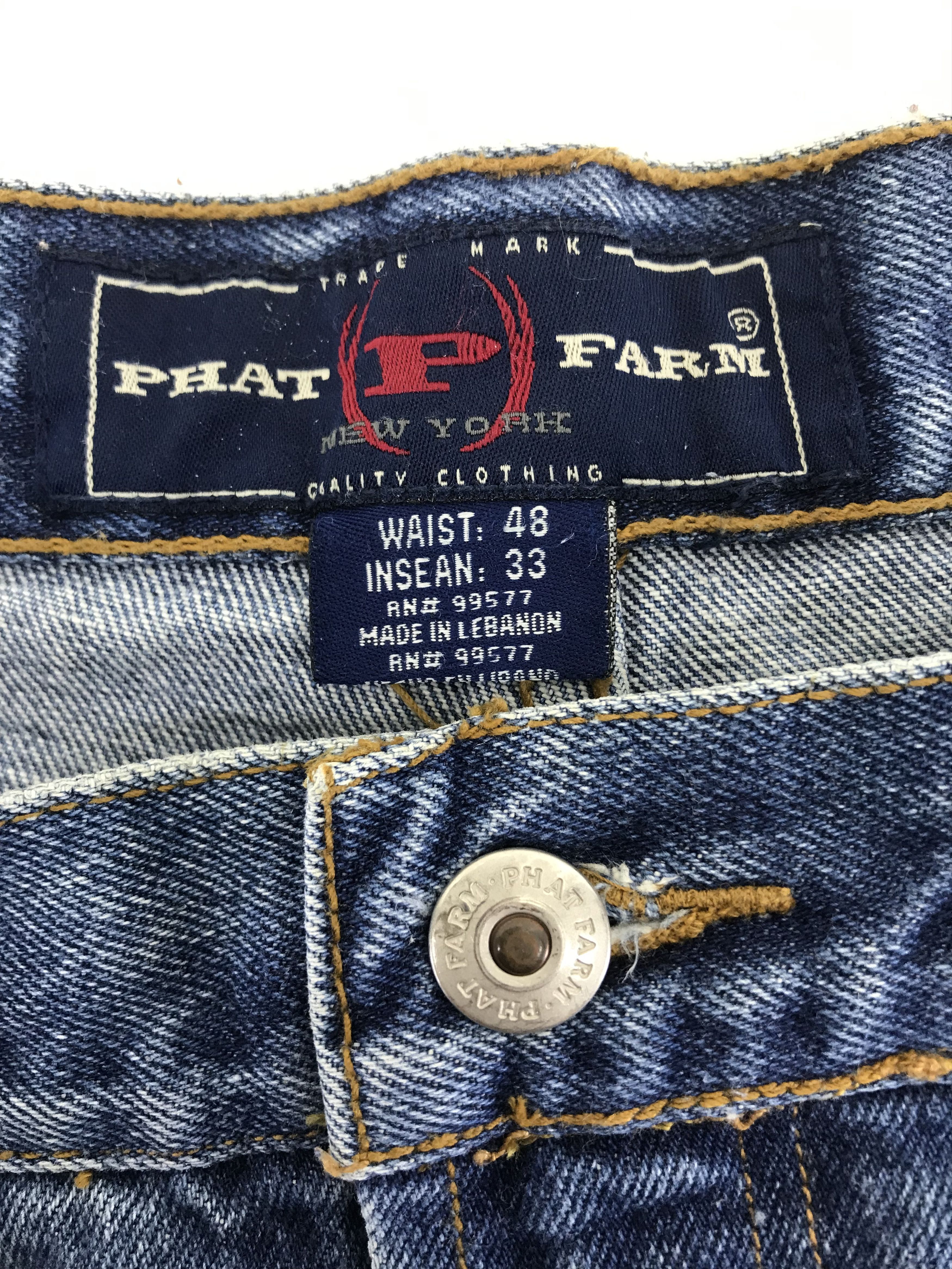 Phat Farm Vintage Phat Farm Oversized Carpenter Wide Baggy Jeans 48x33 Size US 44 / EU 60 - 10 Thumbnail