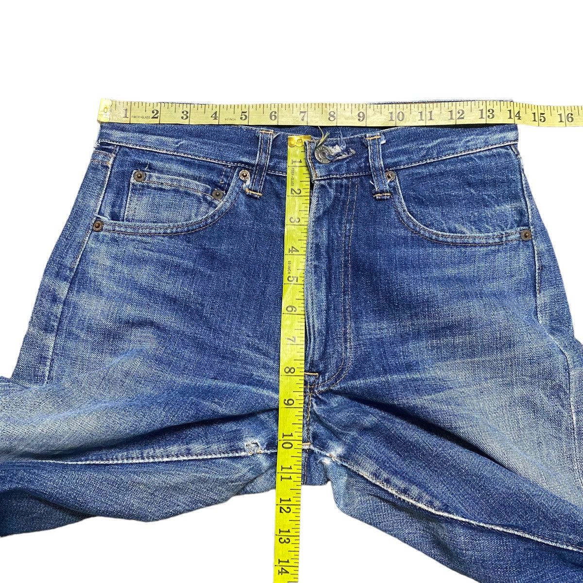 Levi's Vintage 70s Levis 502 Big E Redline Jeans Button 8 Size US 28 / EU 44 - 23 Thumbnail