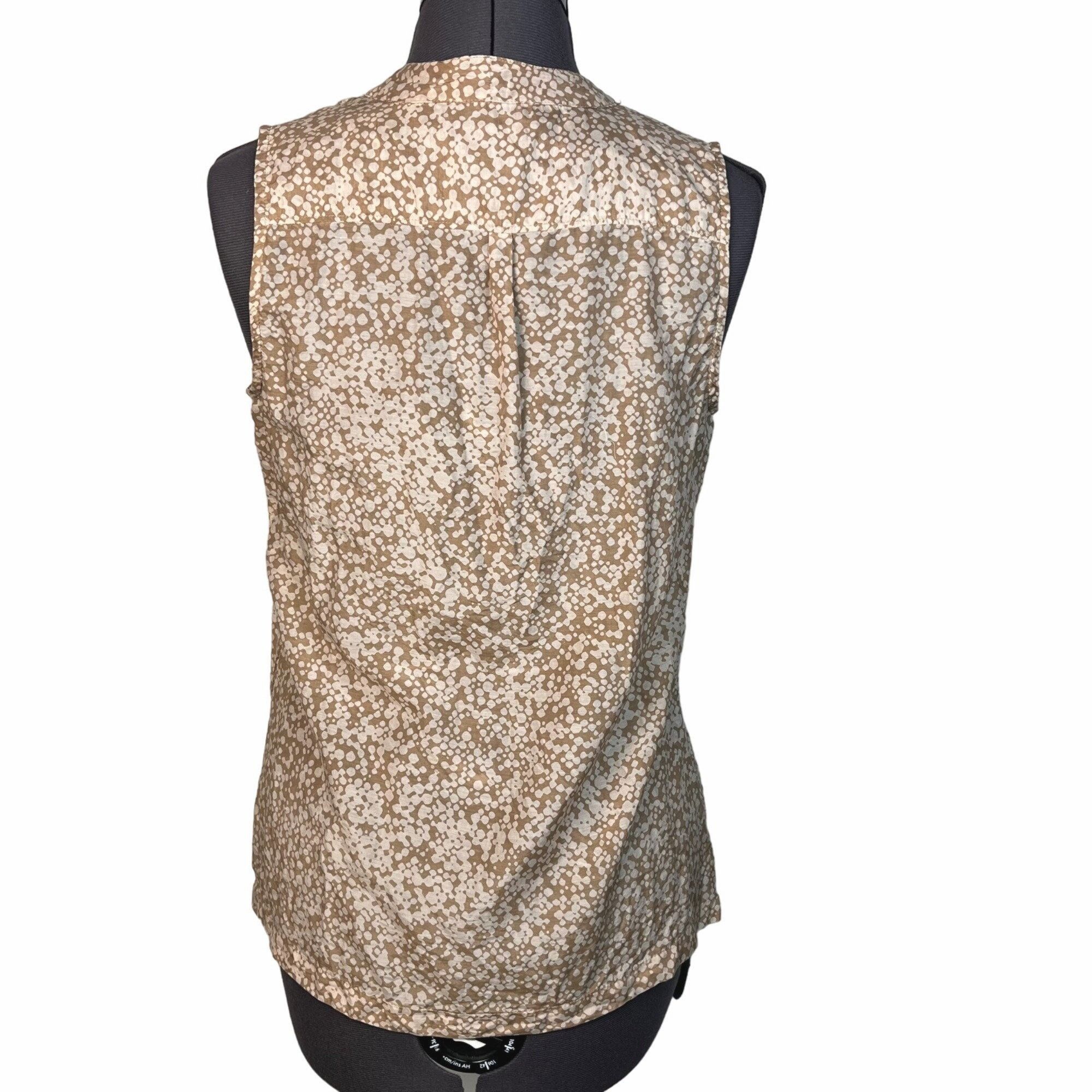 Gap Gap Women's Sleeveless Blouse Top V-Neck Silk Blend Tie-Fron Size S / US 4 / IT 40 - 5 Thumbnail