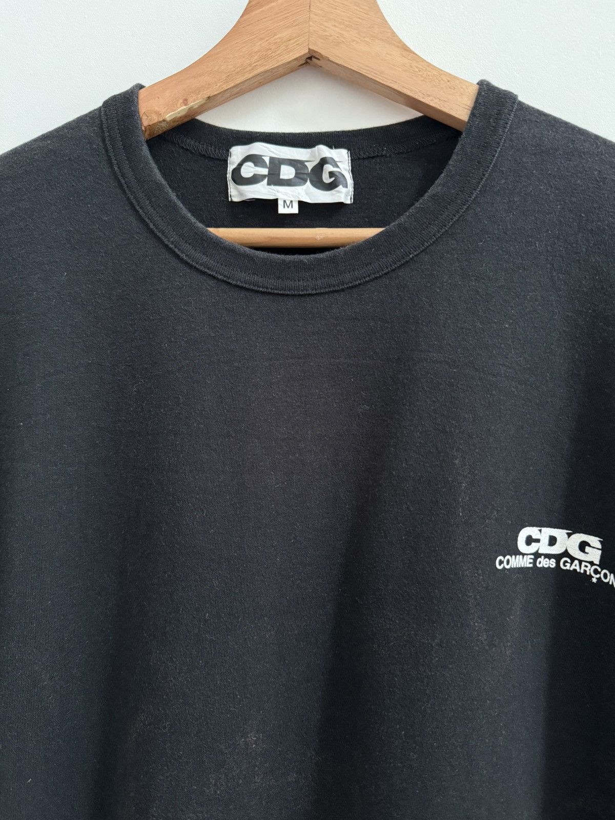 Comme des Garcons Vintage Comme des Garcons Black T-Shirt Size US M / EU 48-50 / 2 - 6 Thumbnail