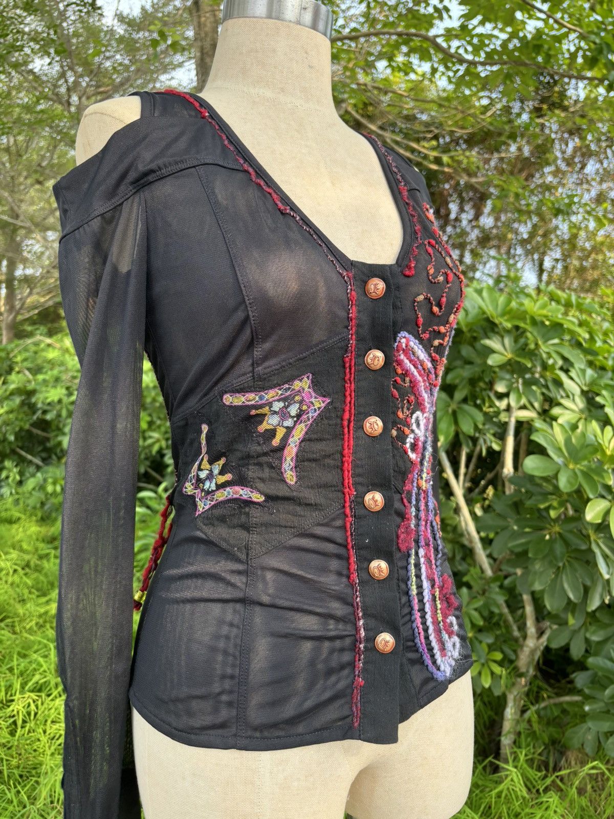 Jean Paul Gaultier Vintage save the queen longsleeve Size S / US 4 / IT 40 - 10 Thumbnail