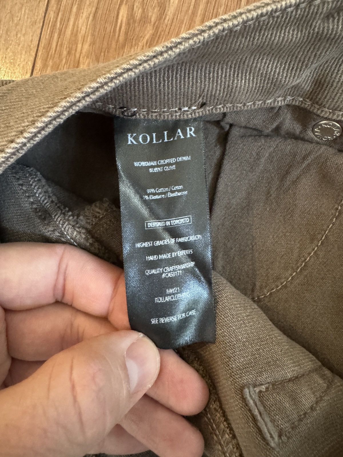 Kollar Clothing Kollar Clothing Beige Carpenter Denim Size US 34 / EU 50 - 6 Thumbnail