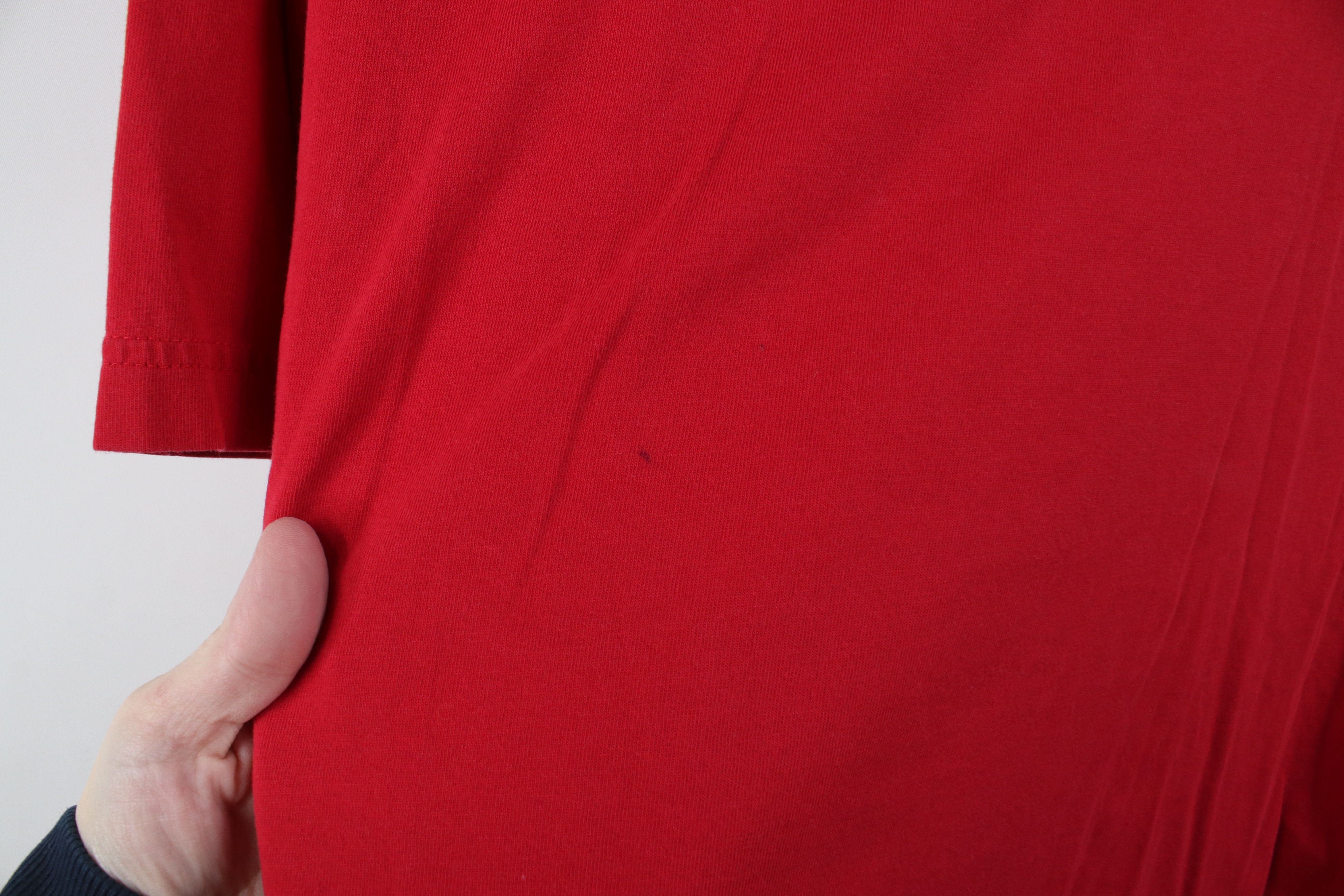 Lands' End Vintage Y2K Lands End Blank Short Sleeve Cotton T-Shirt Red Size US L / EU 52-54 / 3 - 7 Thumbnail