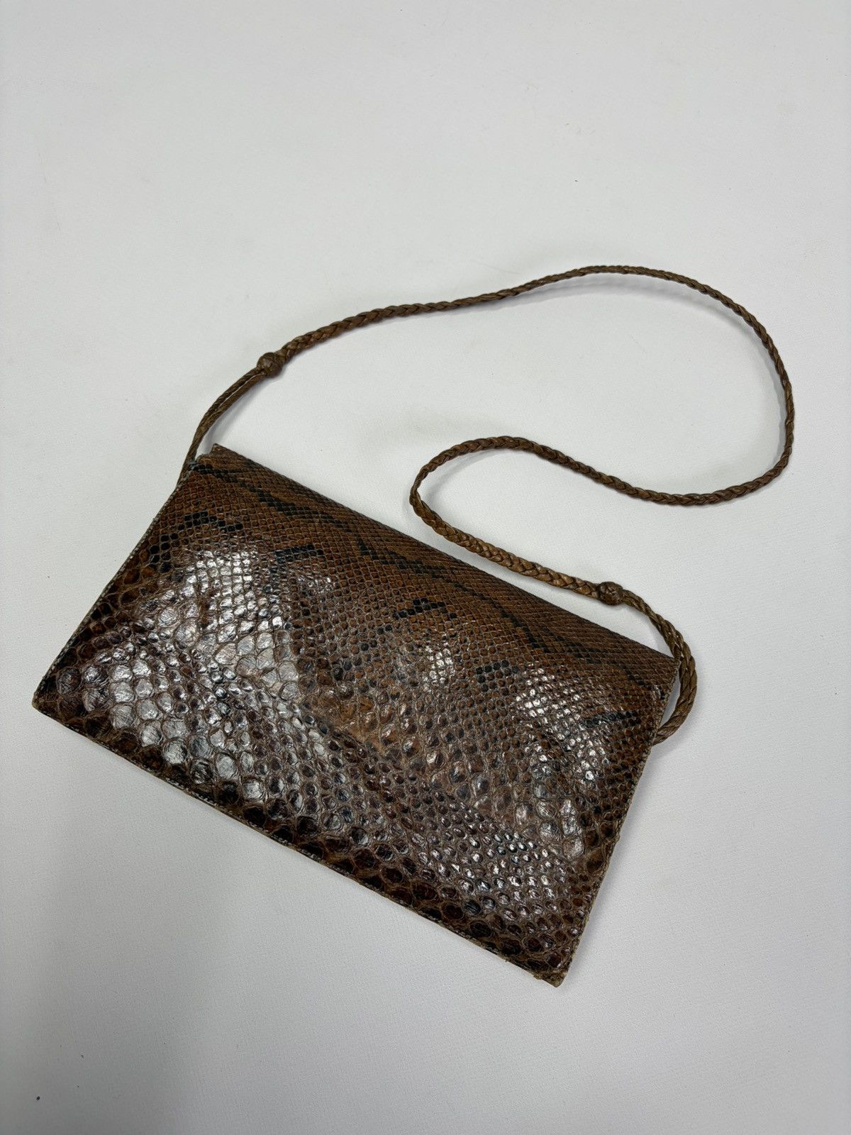 KMRii Snakeskin Leather Bag Y2K Archive KMRii If Six Was Nine Vibe Size ONE SIZE - 10 Thumbnail