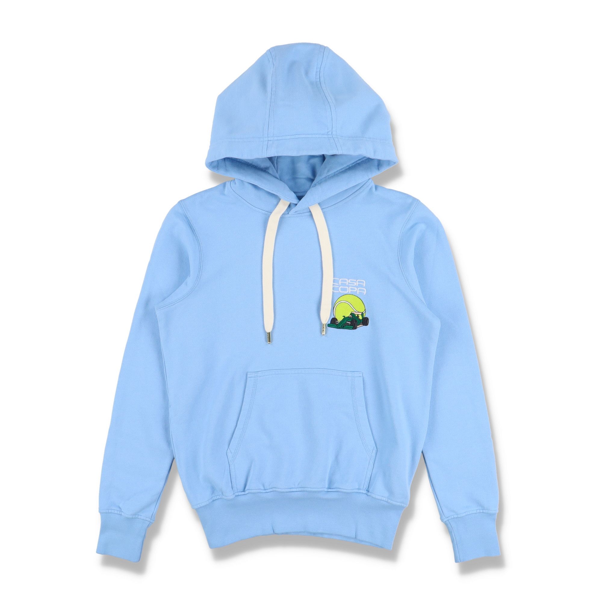 Casablanca Blue Casa Copa F1 Car Tennis Ball Logo Hoodie Size XXS / US 00 / IT 34 - 4 Thumbnail