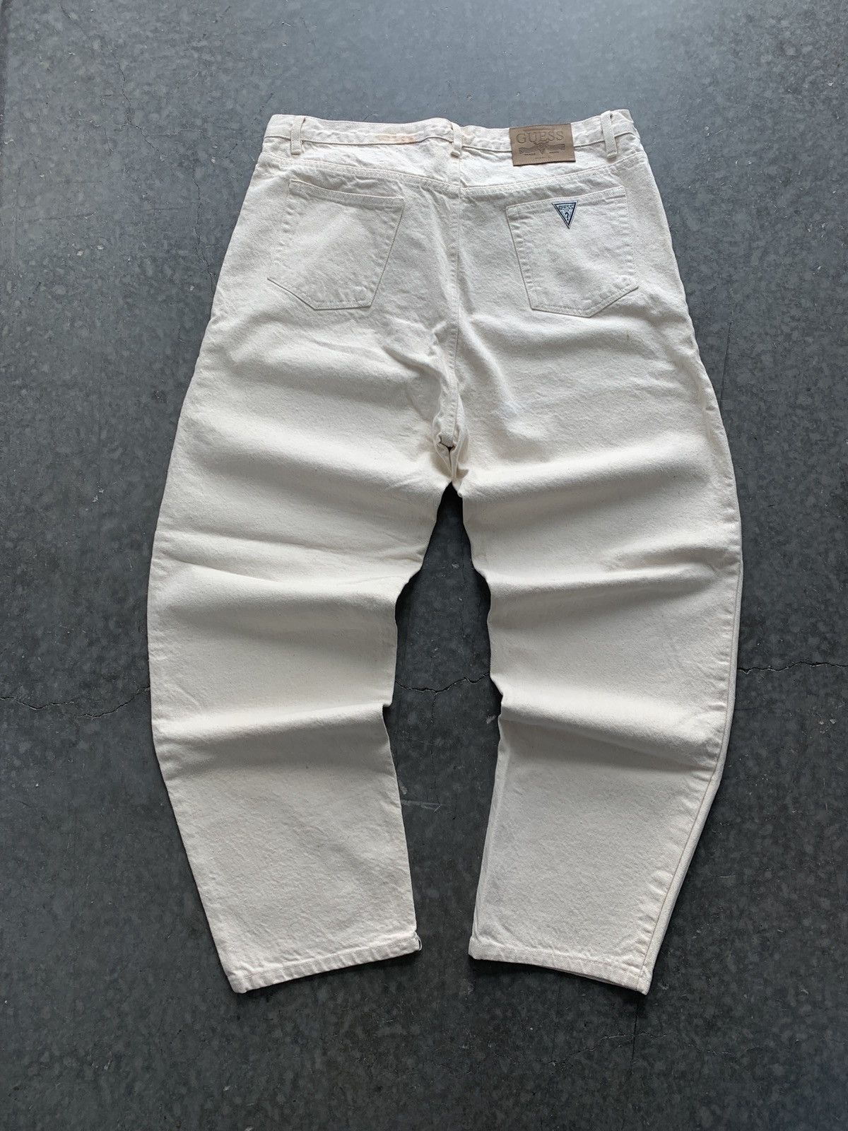 Guess Crazy Vintage Y2K Guess Baggy Jeans Eggshell Size US 40 / EU 56 - 1 Thumbnail