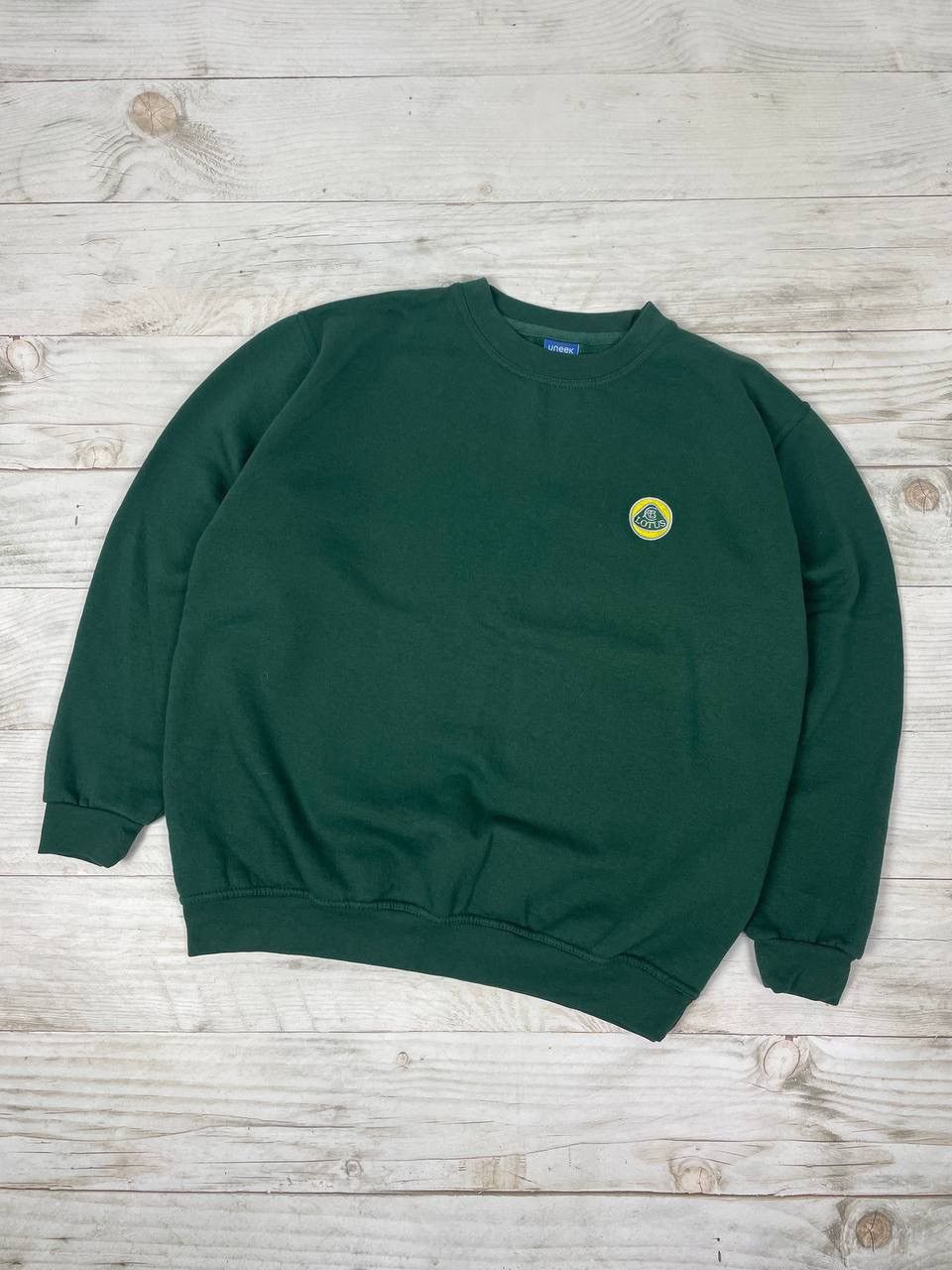 image of Formula Uno x Racing Vintage Lotus Racing Sweatshirt 90's F1 in Green, Men's (Size XL)