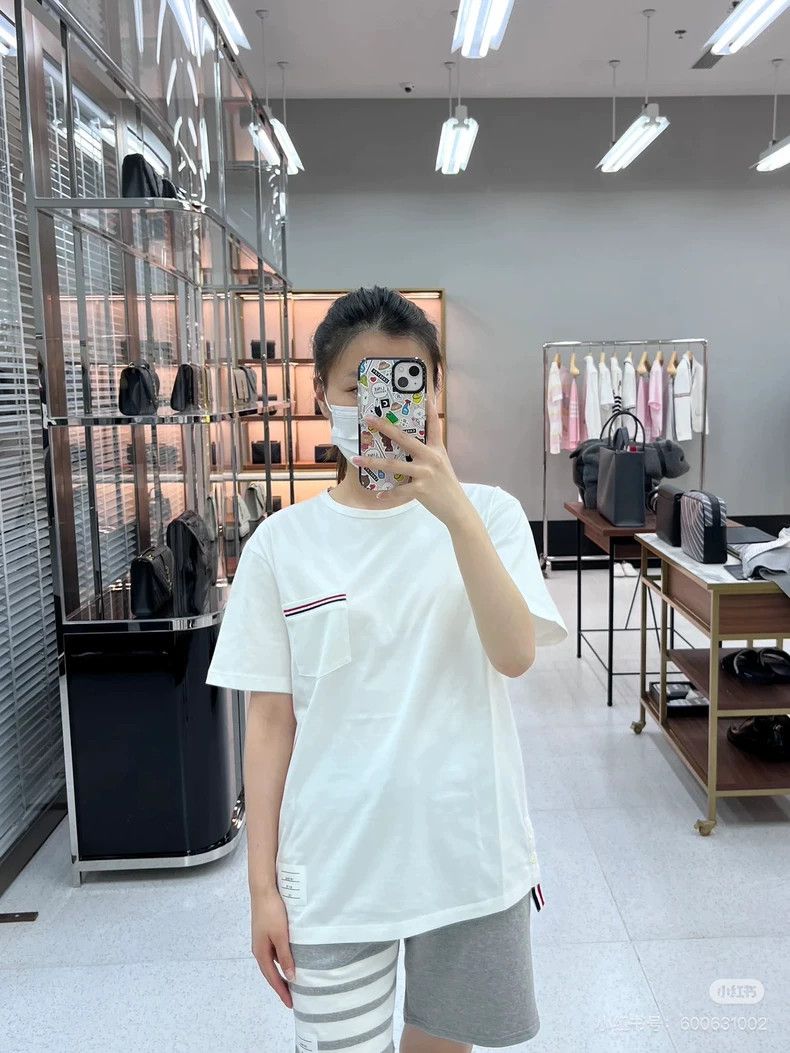 Thom Browne Thom Browne Classic white T-shirt Size US L / EU 52-54 / 3 - 5 Thumbnail