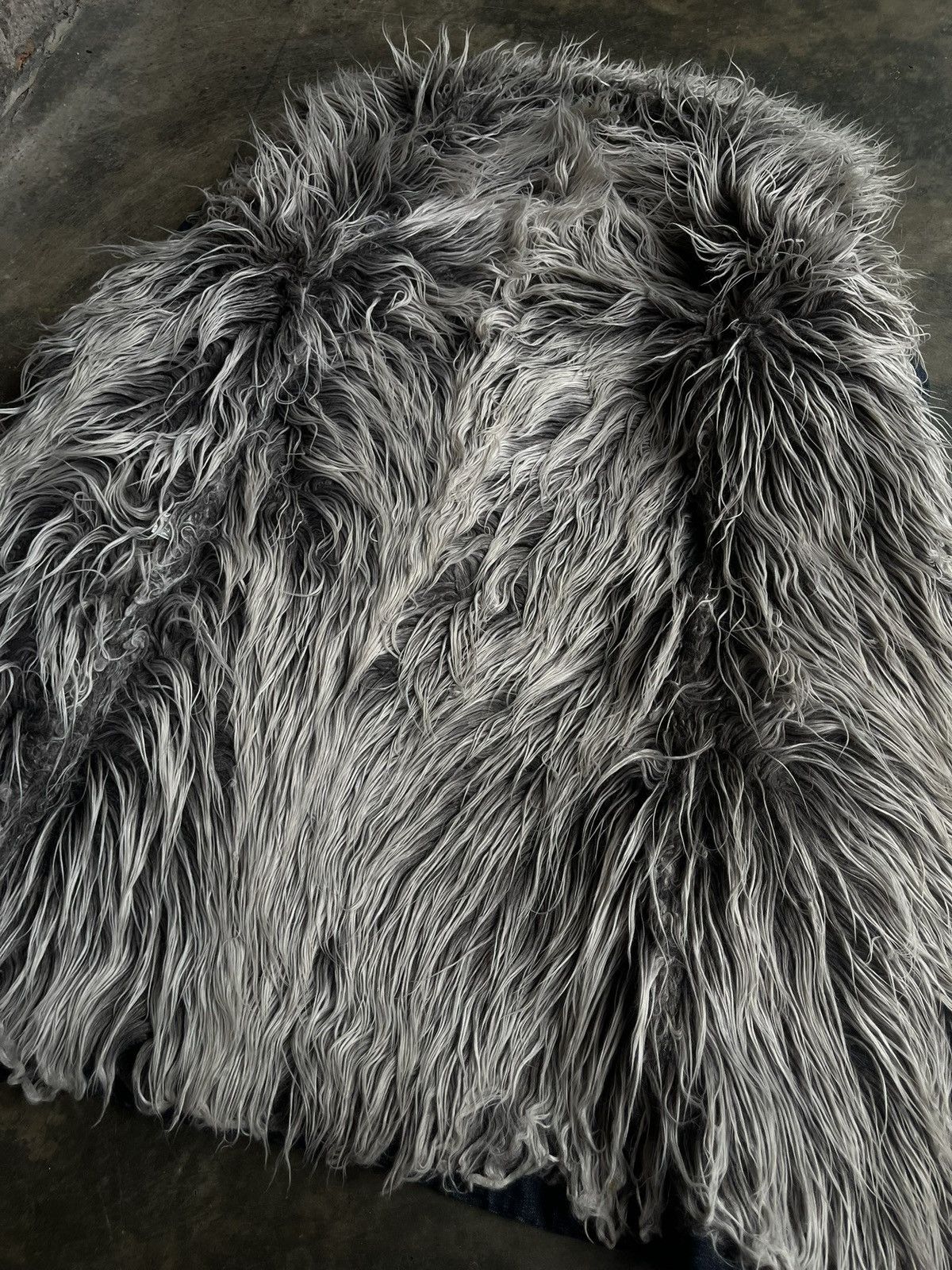 Isamu Katayama Backlash JAPANESE 2000’s CRAZY FUR DENIM JACKET VKEI GOTHIC STYLE Size US S / EU 44-46 / 1 - 7 Thumbnail
