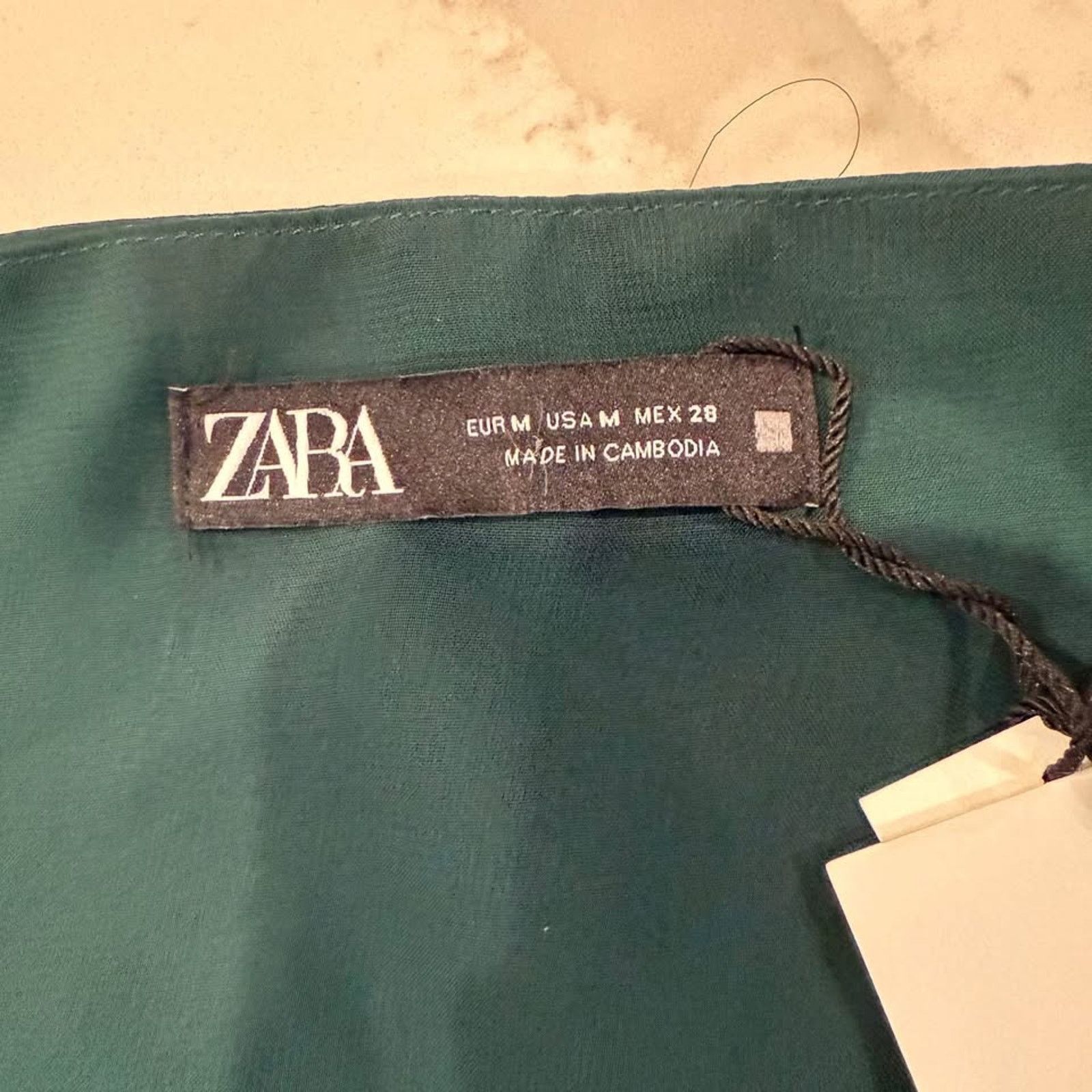 Zara Zara NWT Satin Lace Asymmetrical Midi SlipDress Women Medium Size M / US 6-8 / IT 42-44 - 5 Thumbnail
