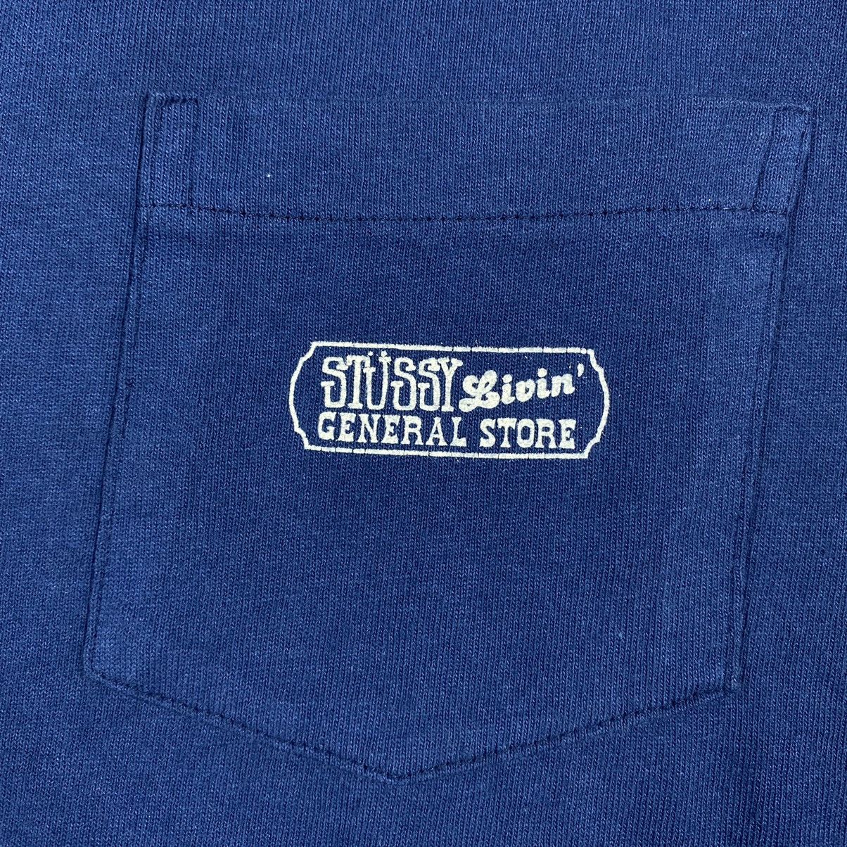 Stussy Vintage 80's STUSSY LIVIN' General Store Pocket Tee Size US M / EU 48-50 / 2 - 4 Thumbnail