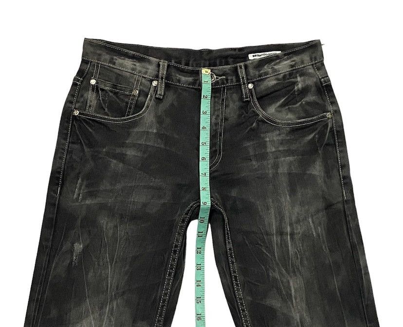 If Six Was Nine × Japanese Brand Semanticdesign Flare Smoke Wash Denim Pants Size US 30 / EU 46 - 5 Thumbnail