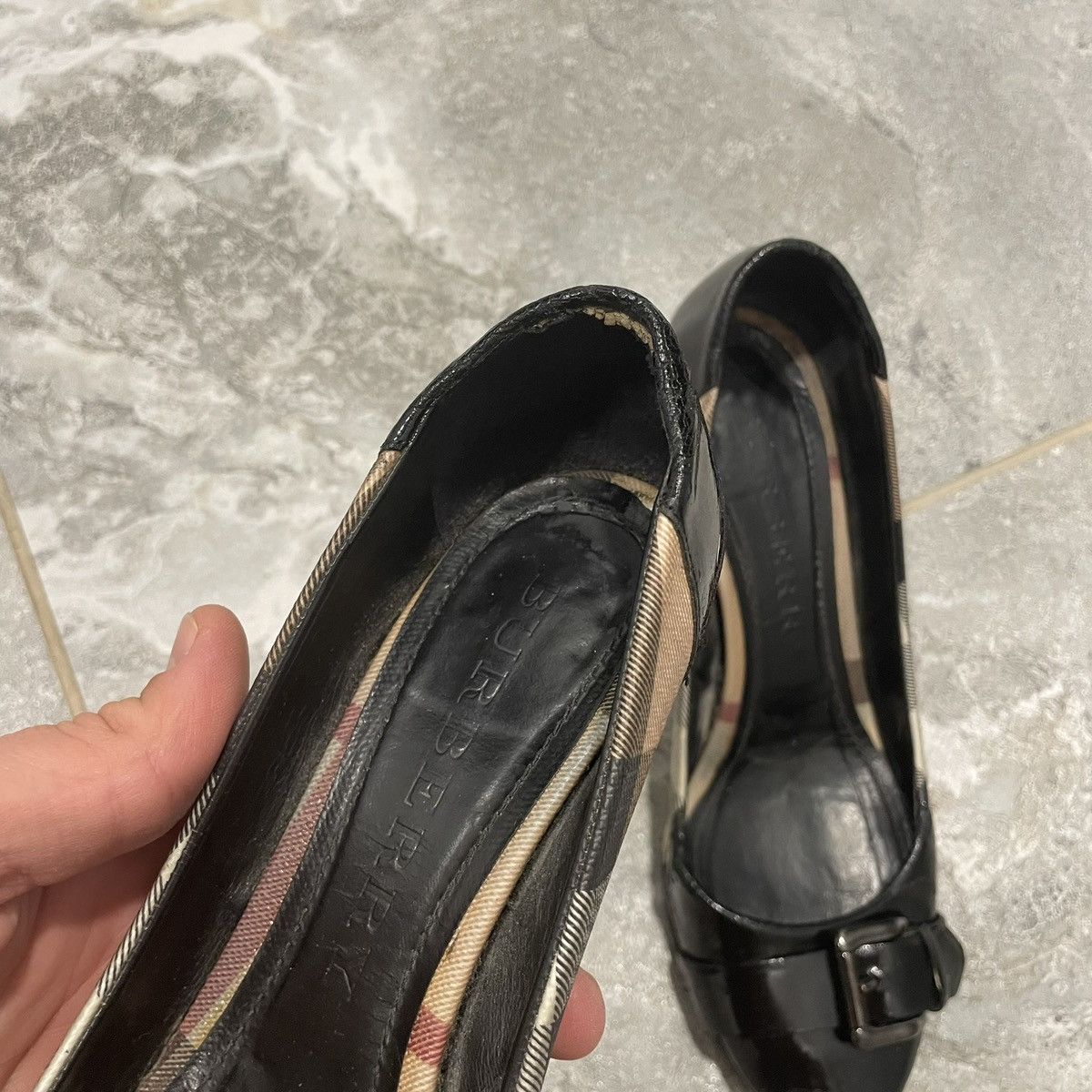 Burberry 37.5 Burberry heels shoes boots Size US 7.5 / IT 37.5 - 2 Thumbnail
