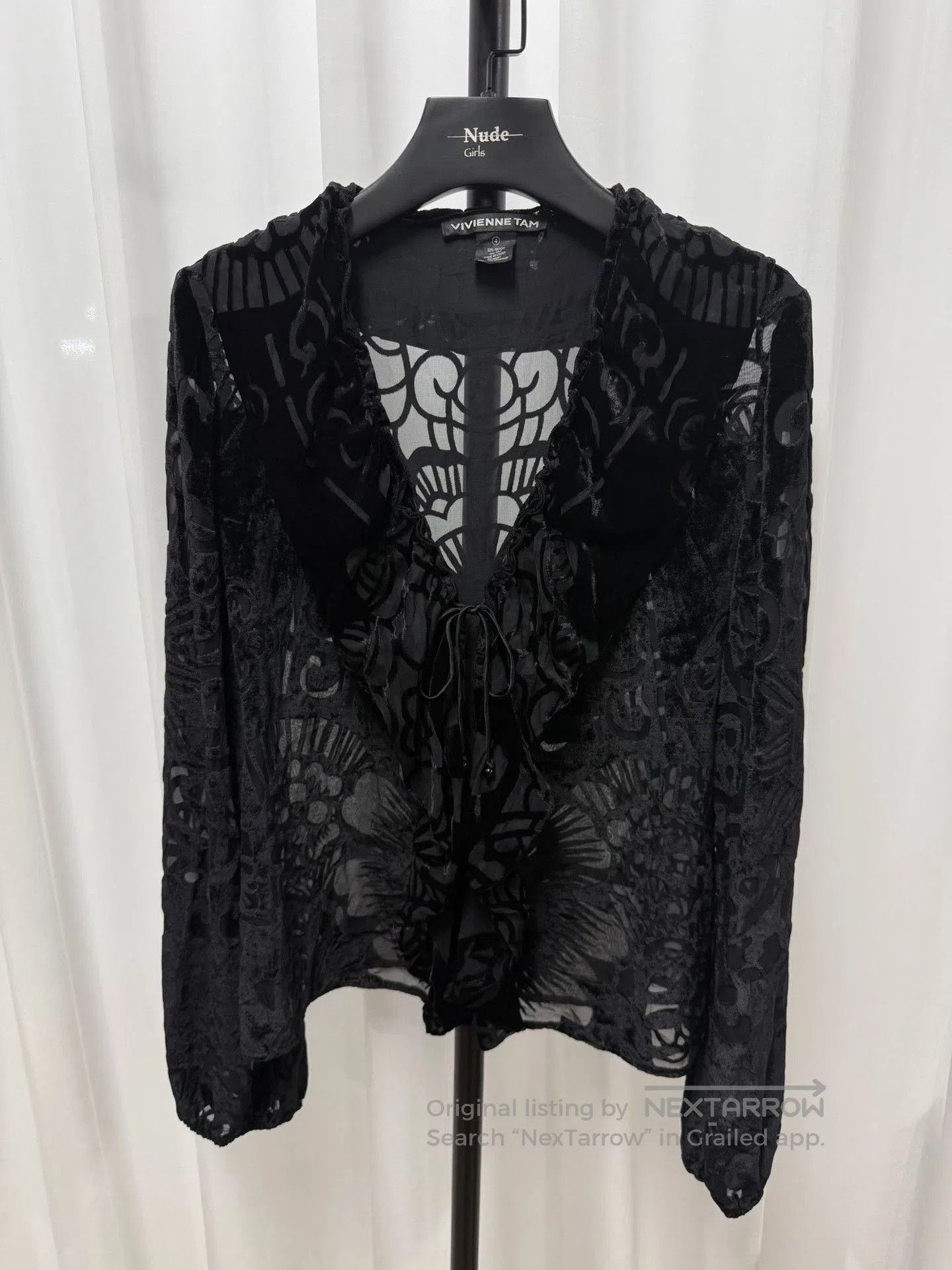 Vivienne Tam Vivienne Tam Black Lace Long. Size XL / US 12-14 / IT 48-50 - 1 Thumbnail