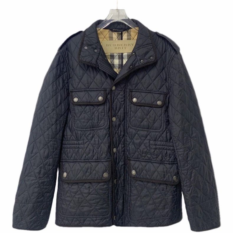 Burberry Burberry Quilted Collar Cotton Coat Size US M / EU 48-50 / 2 - 1 Thumbnail