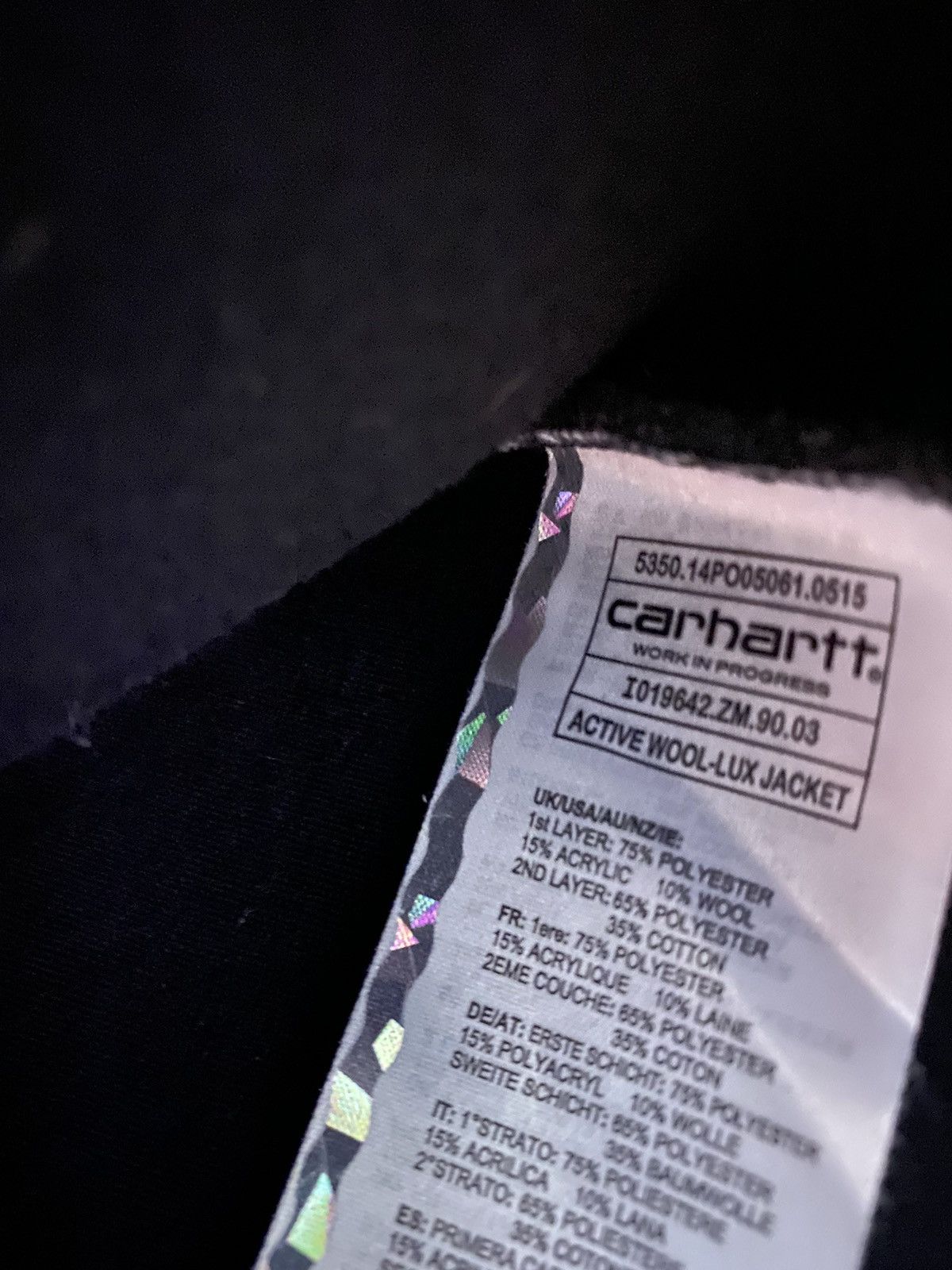 Carhartt Wip Active Car Lux Carhartt Wip size XL gray black used Size US XL / EU 56 / 4 - 5 Thumbnail