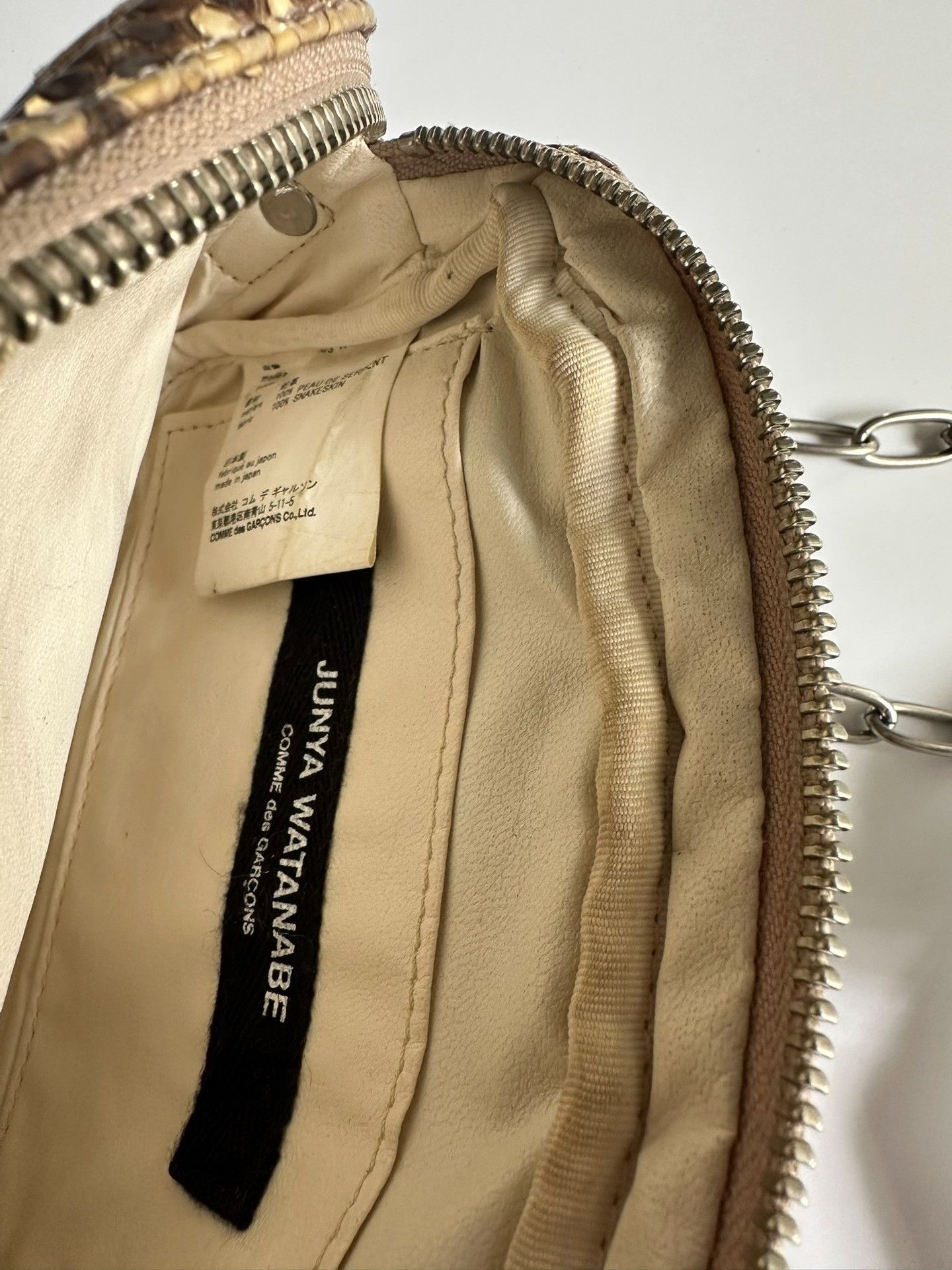 Junya Watanabe JUNYA WATANABE Snake-pattern shoulder bag| Size ONE SIZE - 4 Thumbnail