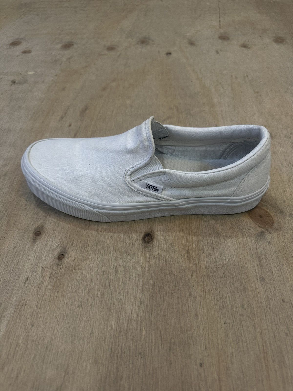 Vans Vans Classic White Slip on Shoe Size US 8 / EU 41 - 8 Thumbnail