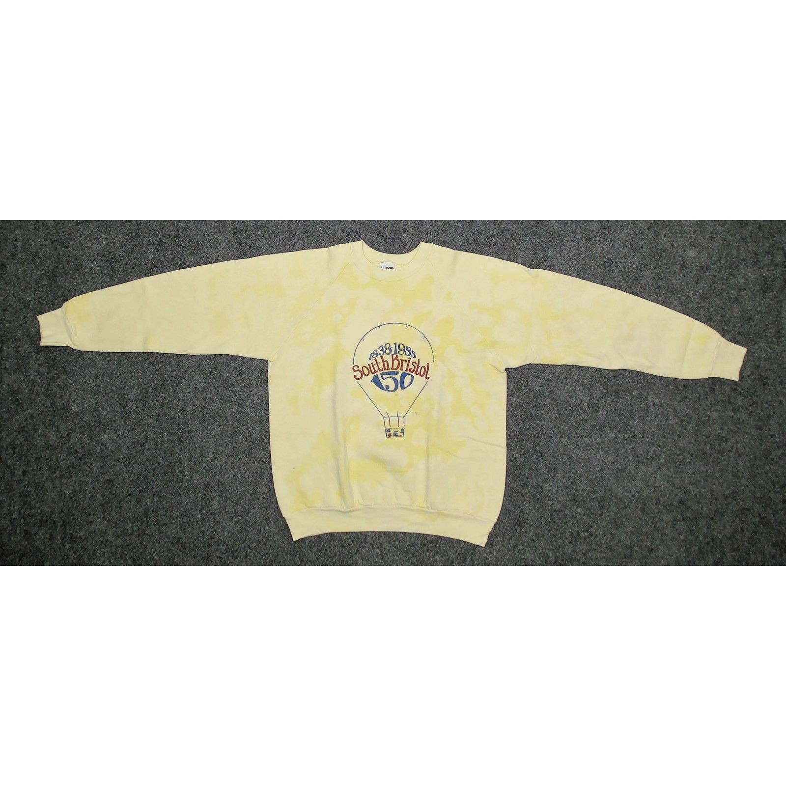Fruit Of The Loom VTG 80s Fruit of the Loom 50/50 Tie Dye Balloon Raglan M/L Size L / US 10 / IT 46 - 5 Thumbnail