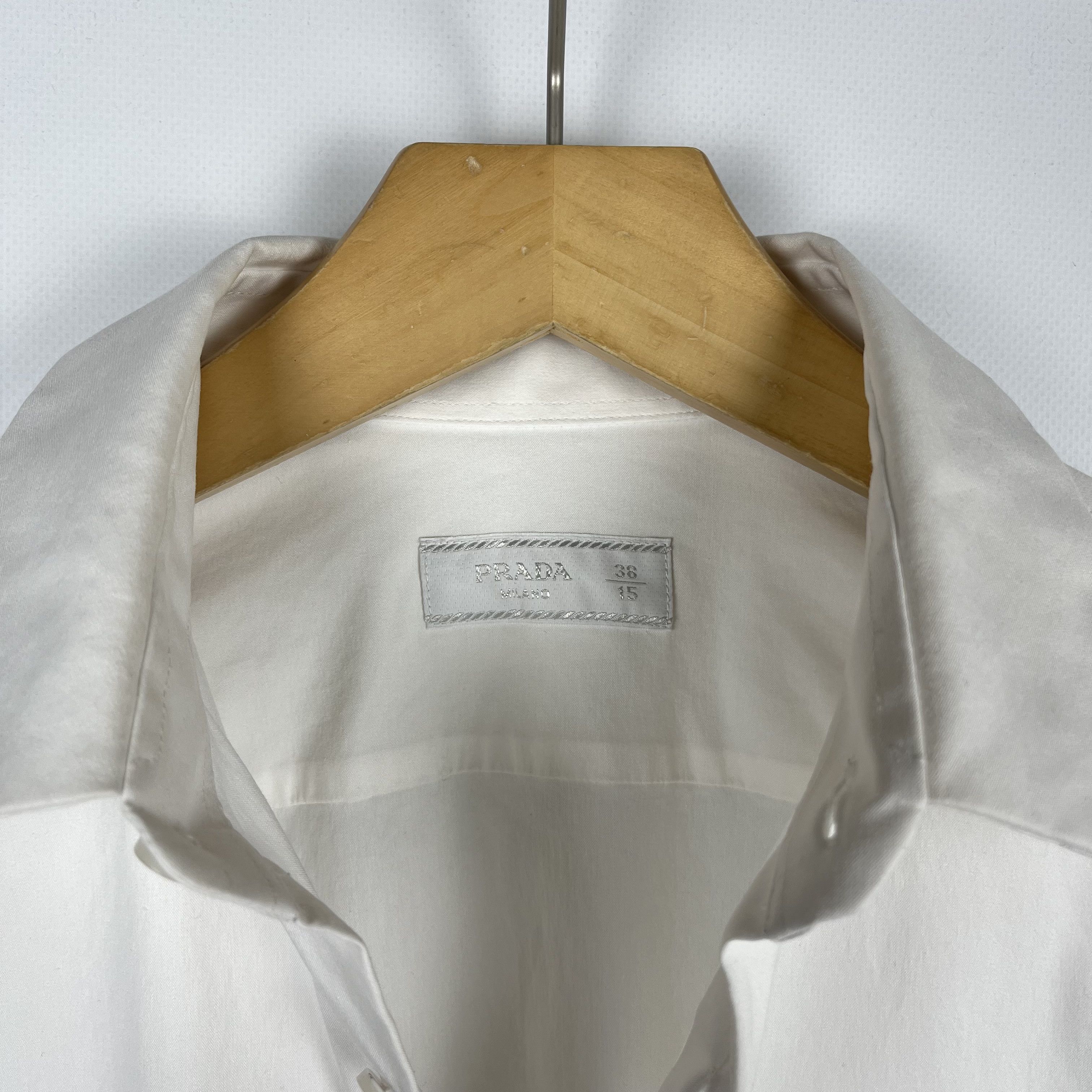 Prada Prada Long Sleeve Button Up Formal Shirt Size US M / EU 48-50 / 2 - 7 Thumbnail