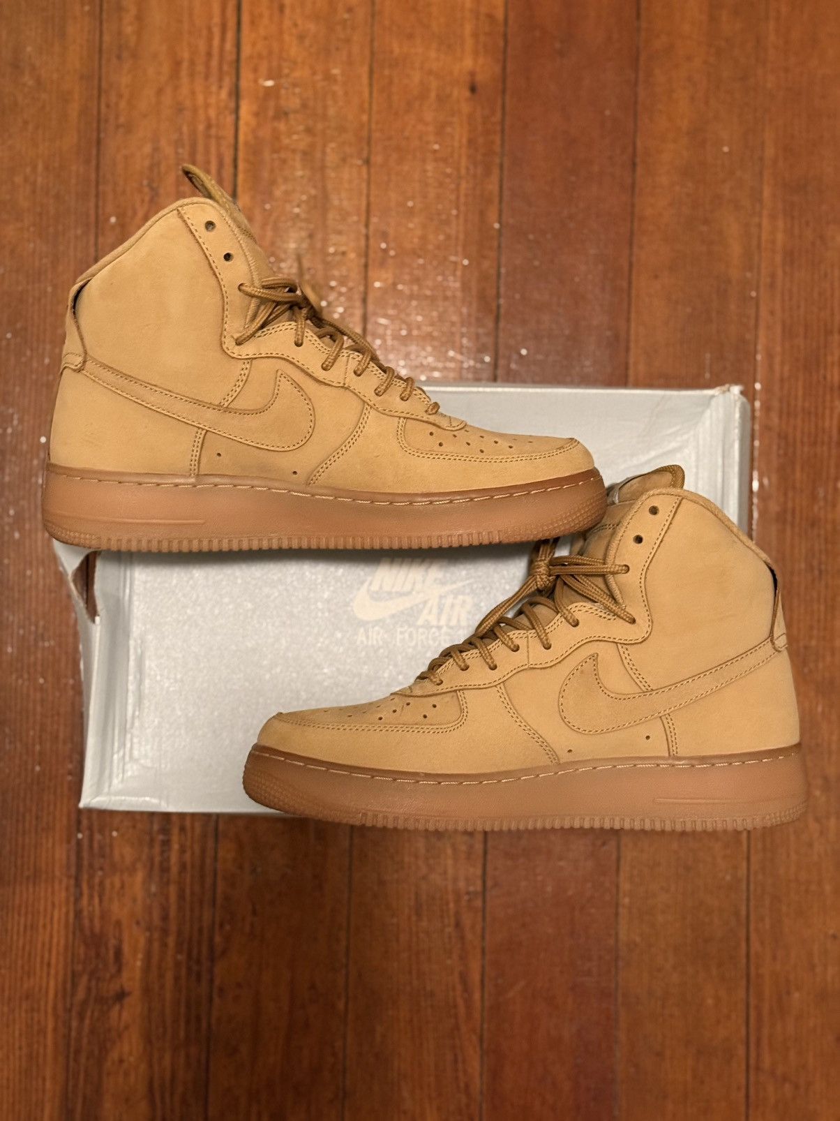Nike Nike Air Force 1 High Flax 2015 Size US 9 / EU 42 - 4 Thumbnail