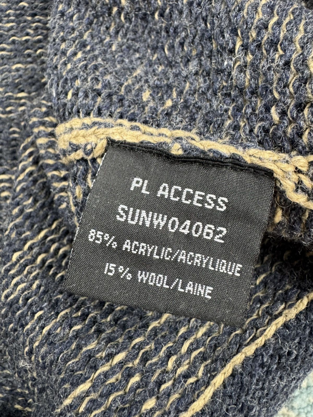 Schott × Vintage Vintage 90s Schott NYC military gear heavy zip knit sweater Size US L / EU 52-54 / 3 - 15 Thumbnail