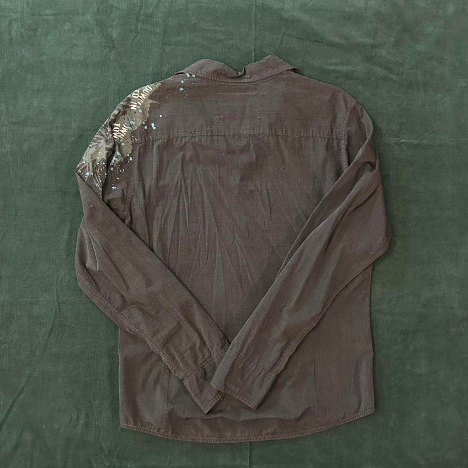 DKNY Rare vintage grunge dkny button up Size US L / EU 52-54 / 3 - 5 Thumbnail