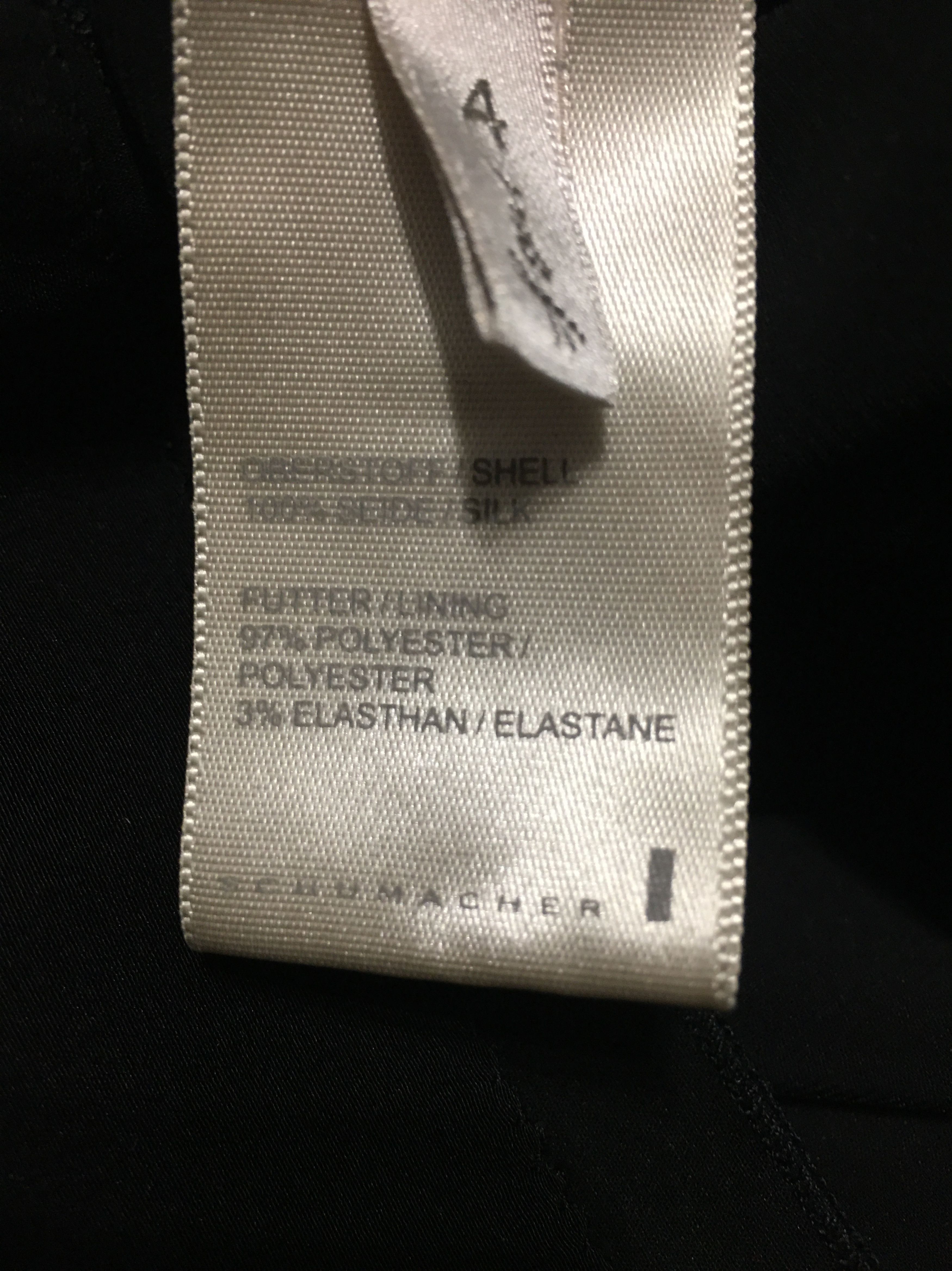 DOROTHEE SCHUMACHER Dorothee Schumacher Black Silk Designer Dress Size 4 (US 8) Size M / US 6-8 / IT 42-44 - 12 Thumbnail