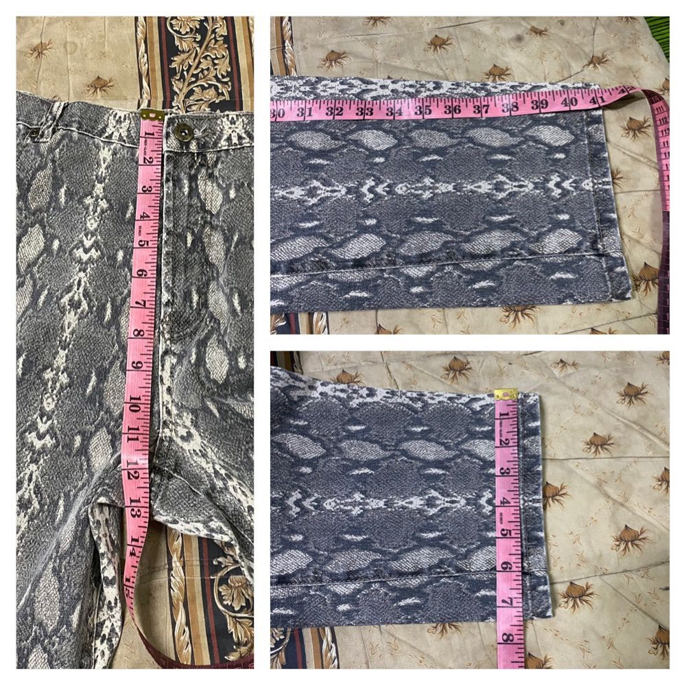 Vintage VINTAGE DIANE GILMAN PANTS SNAKESKIN PRINTED SIZE 16 Size 35" - 10 Thumbnail