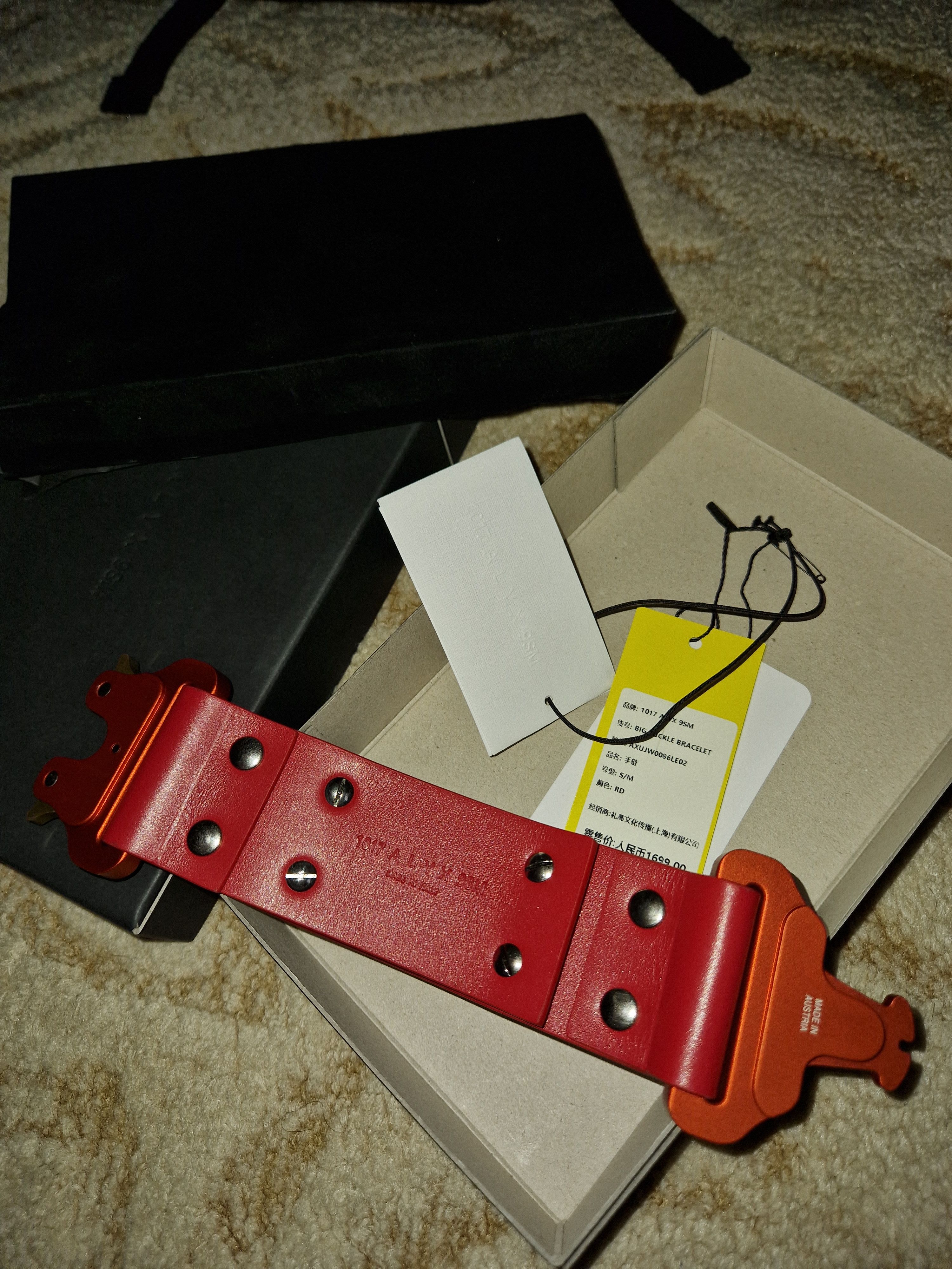 1017 ALYX 9SM 1017 ALYX 9SM Big Buckle bracelet Size ONE SIZE - 1 Thumbnail