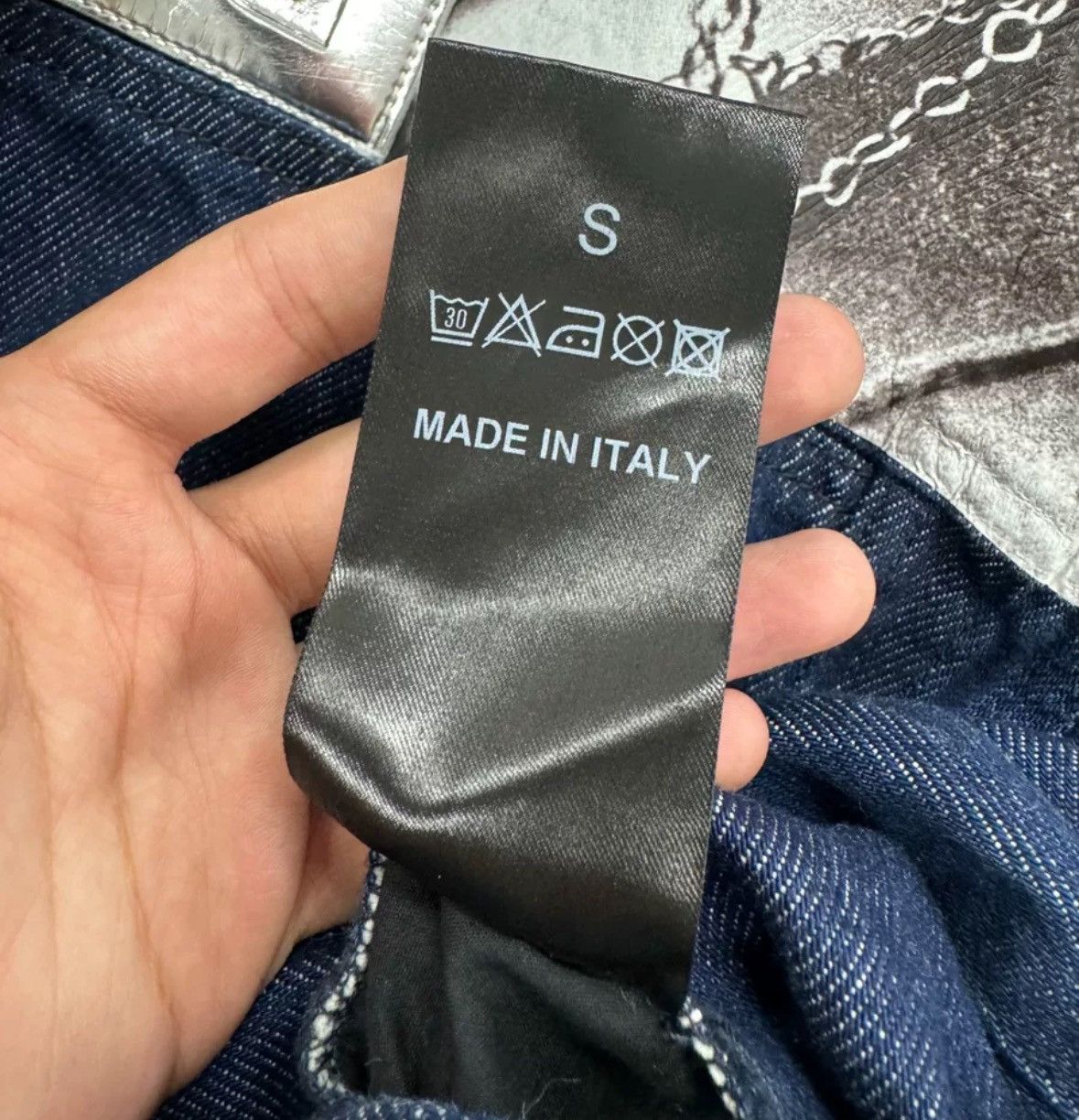Raf Simons RAF SIMONS 19ss portrait blue denim jacket2412-Nextarrow Size US S / EU 44-46 / 1 - 9 Thumbnail