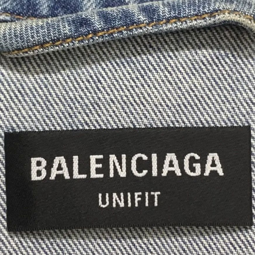 Balenciaga Balenciaga Barcode Denim Jacket Size US S / EU 44-46 / 1 - 7 Thumbnail