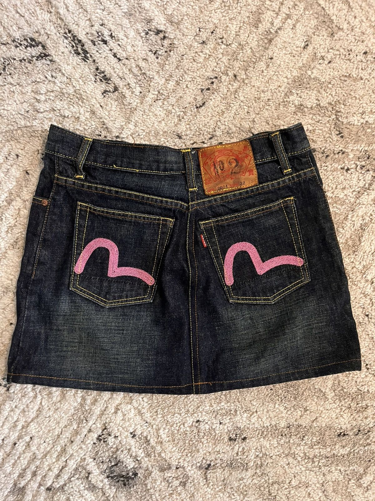 Evisu Evisu Daicock Pink Mini Skirt Size 27" / US 4 / IT 40 - 1 Thumbnail