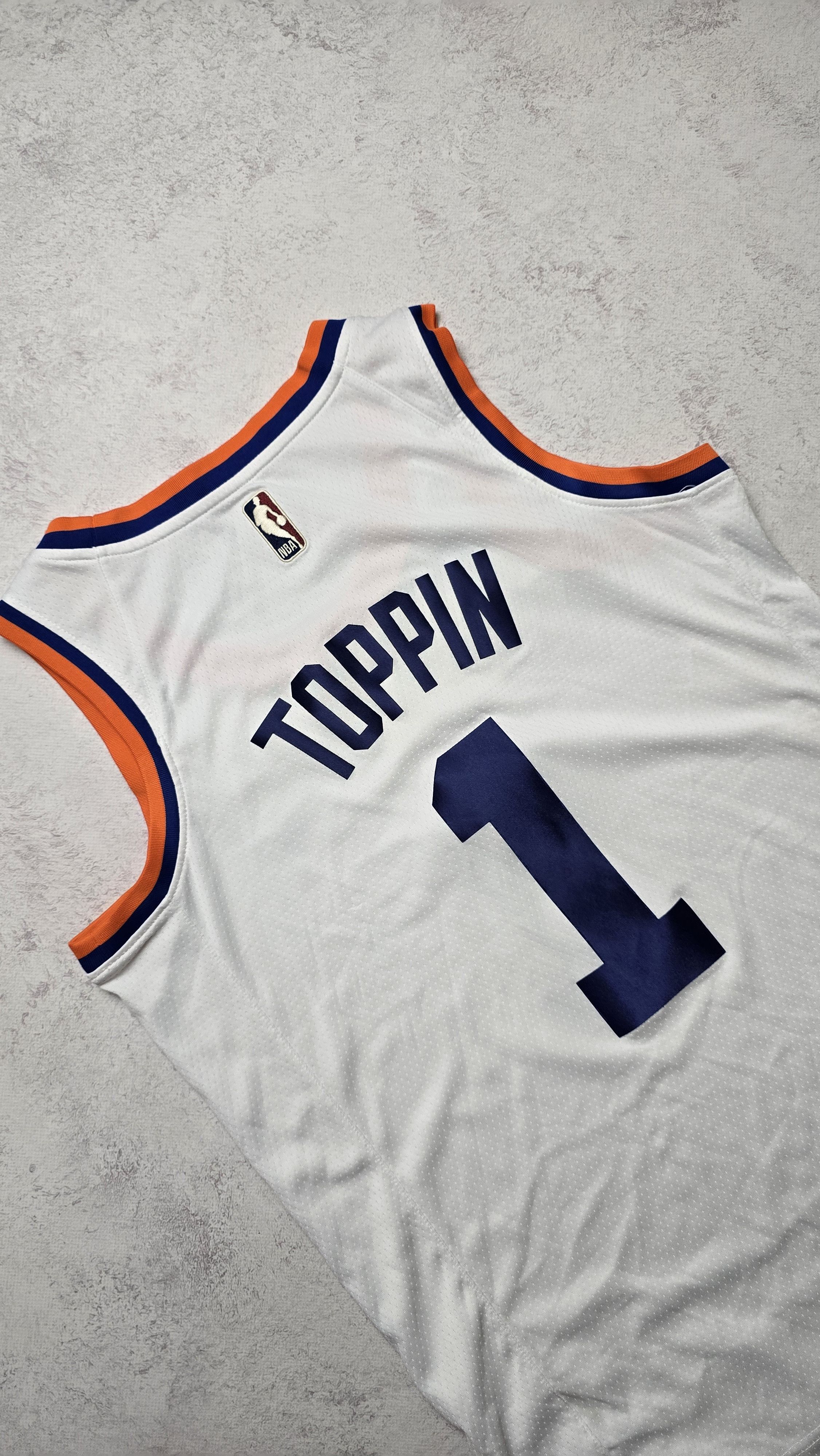 Nike Obi Toppin #1 Knicks 75th Anniversary Swingman Jersey NBA Size US S / EU 44-46 / 1 - 4 Thumbnail
