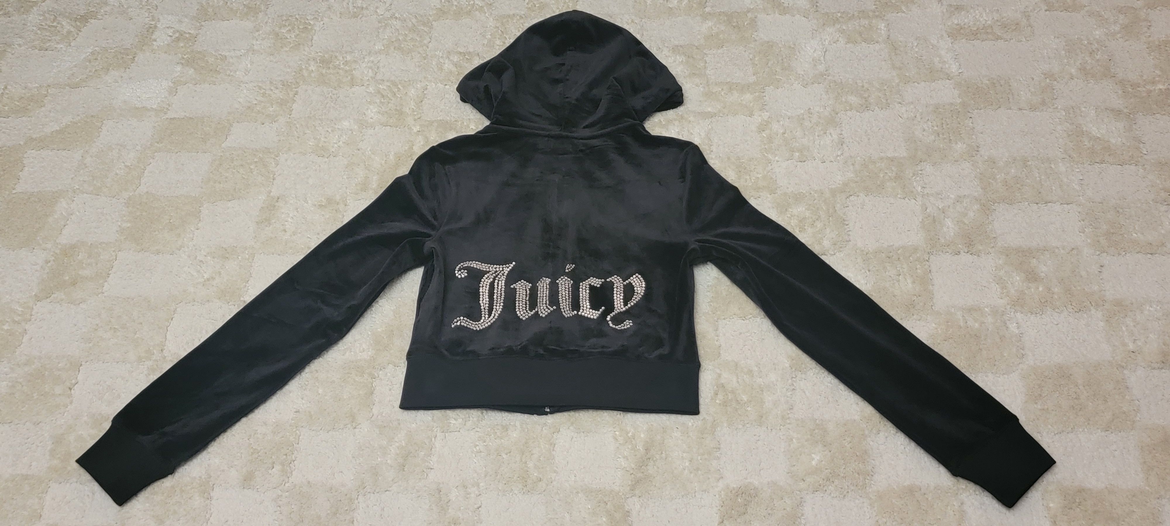 Juicy Couture OG Big Bling Velour Hoodie Size S / US 4 / IT 40 - 3 Thumbnail