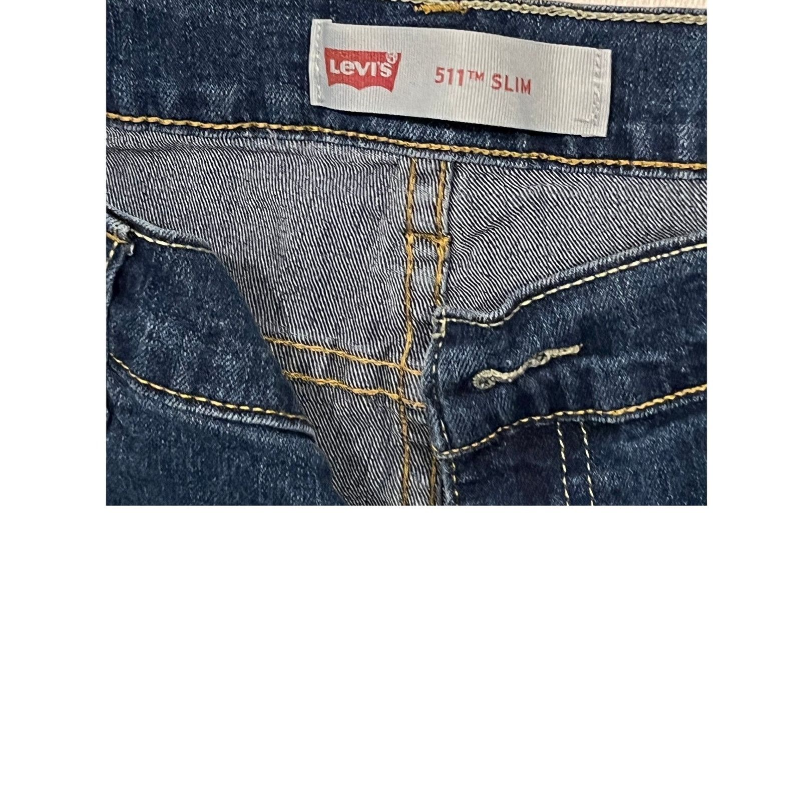 Levi's Levi's 511 Blue Jeans Slim Fit Womans 20Reg 30x30 Size 42" / US 20 - 3 Thumbnail