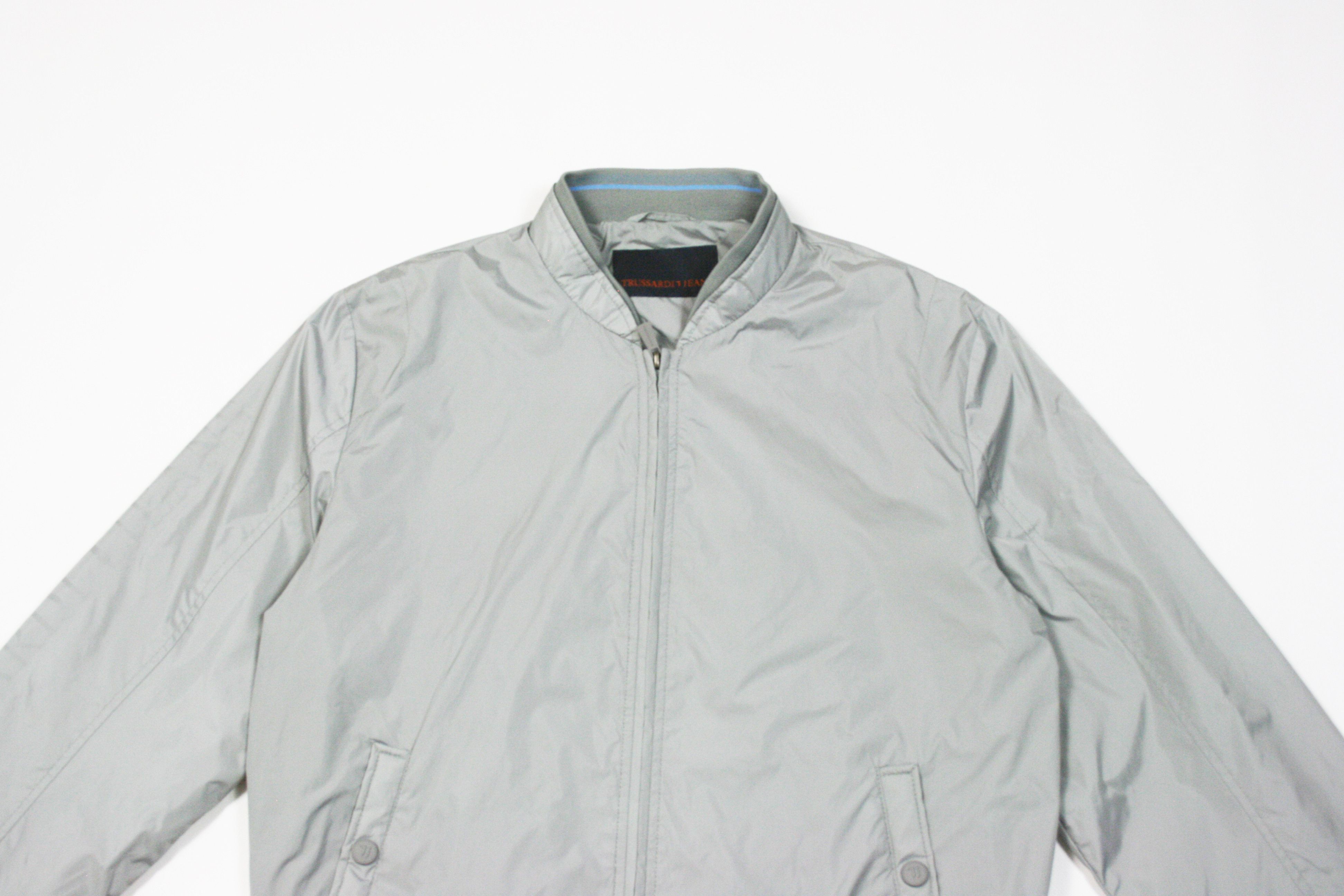 Trussardi Big Logo Bomber Jacket Size US L / EU 52-54 / 3 - 3 Thumbnail