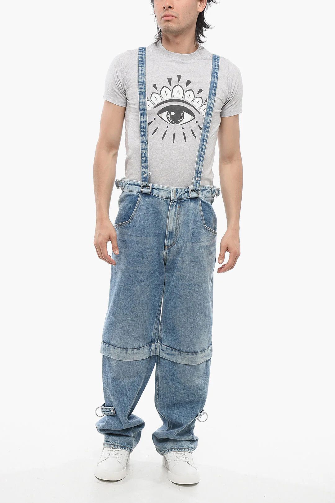 Givenchy og1mm0326 Utility Fit Jeans in Light Blue Size US 31 - 5 Thumbnail