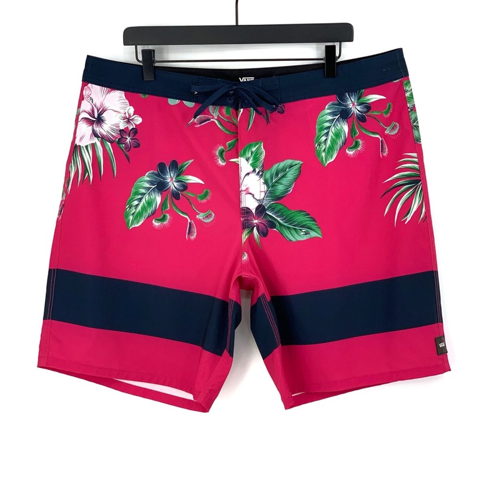 Vans VANS Swim Trunks Venus Fly Trap Pink Navy 38 Size US 38 / EU 54 - 1 Thumbnail