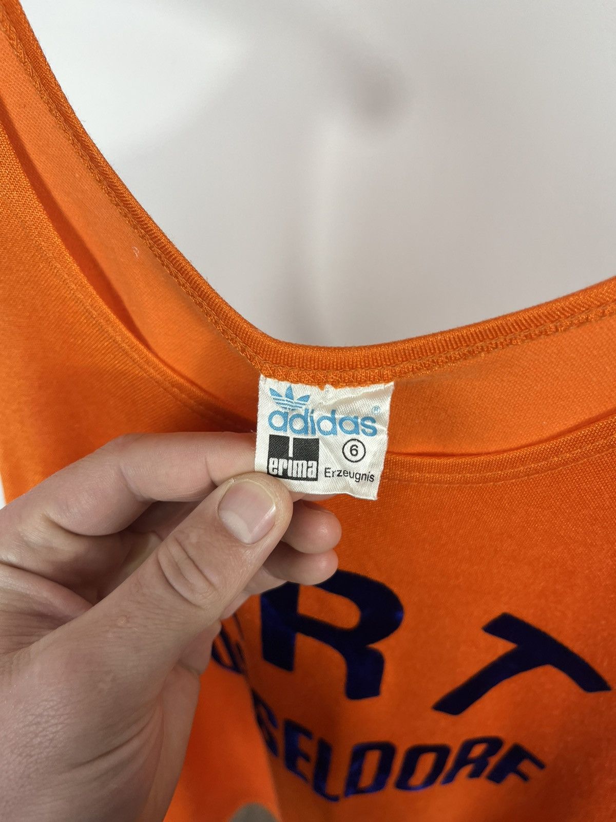 Adidas Vintage Adidas Erima Tank Top ART Düsseldorf West Germany Size US S / EU 44-46 / 1 - 5 Thumbnail