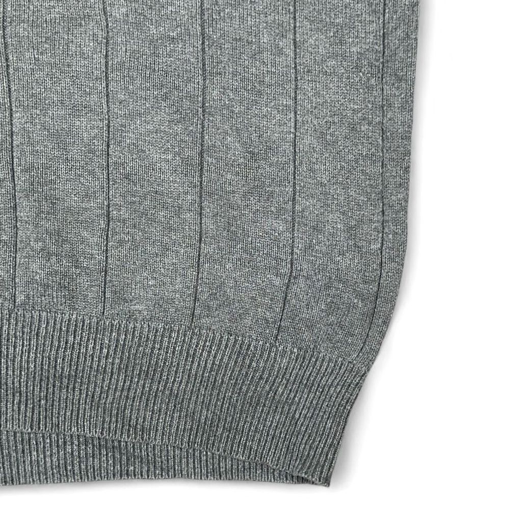 Polo Ralph Lauren VINTAGE Polo Ralph Lauren Sweater Vest Shirt Large Gray Cotton 90s Pony Logo Mens Size US L / EU 52-54 / 3 - 6 Thumbnail