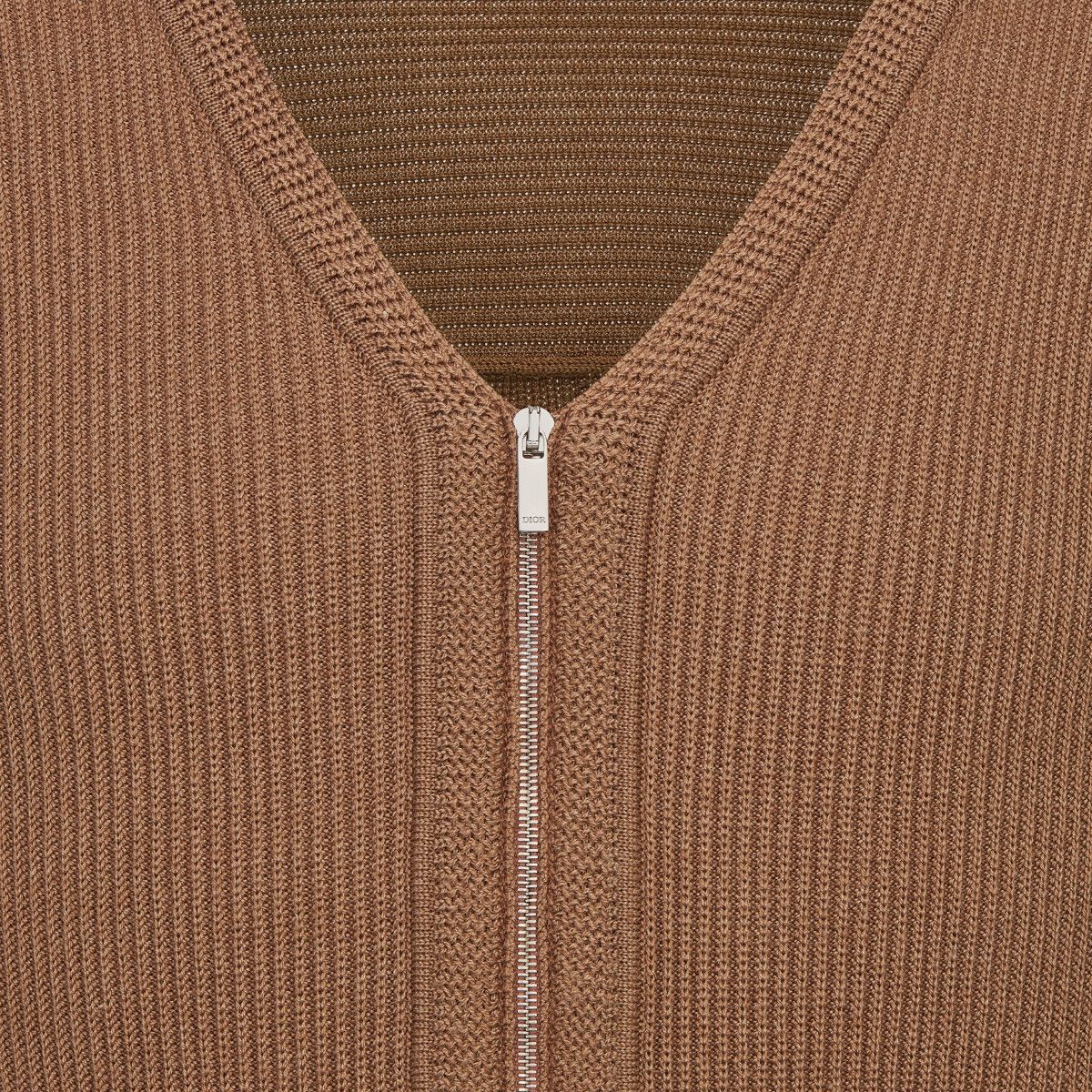 Dior o1bcso1str0226 Zipped Fitted Top in Brown Size US M / EU 48-50 / 2 - 3 Thumbnail