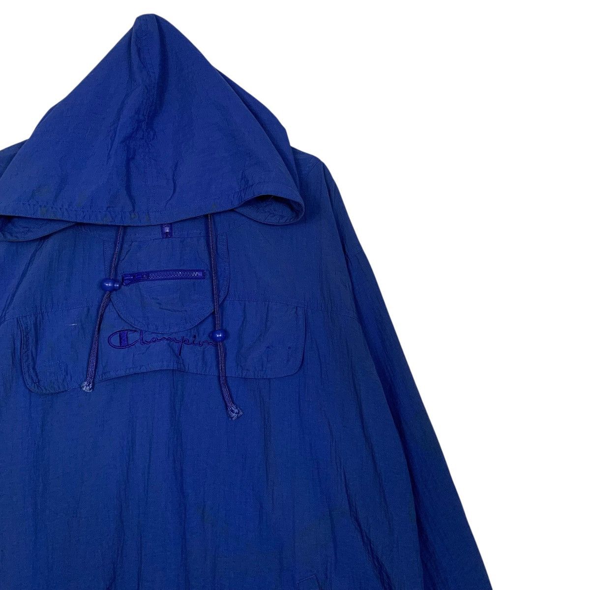 Champion Vintage 90s Champion Anorak Pullover Nylon Hoodie Size US XL / EU 56 / 4 - 5 Thumbnail