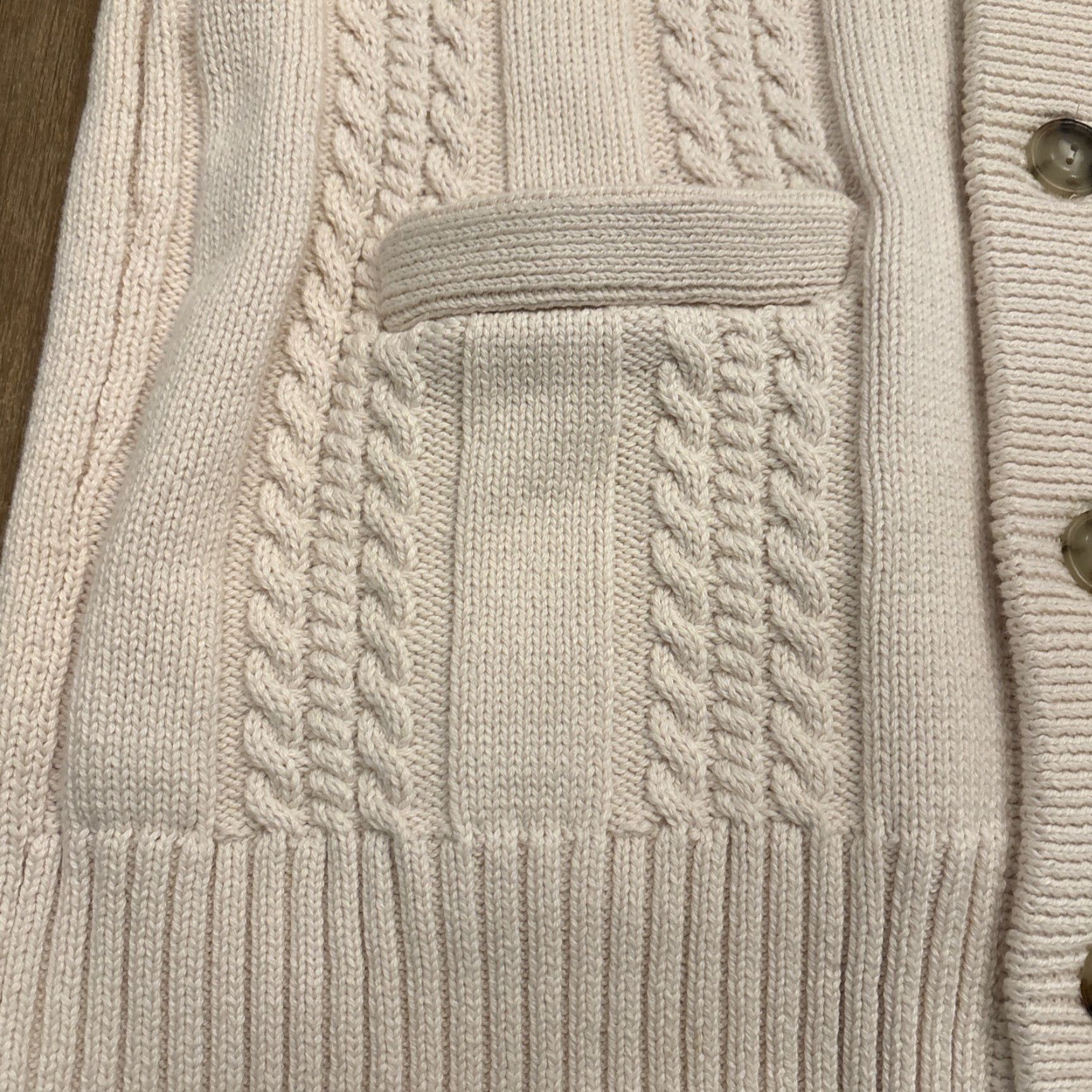 J.Crew J.CREW Heritage Cotton Cardigan Sweater Men L White Cauliflower White EUC Brand Mens Regular Knit Crew Neck Long Sleeve Vintage: No Size US L / EU 52-54 / 3 - 4 Thumbnail