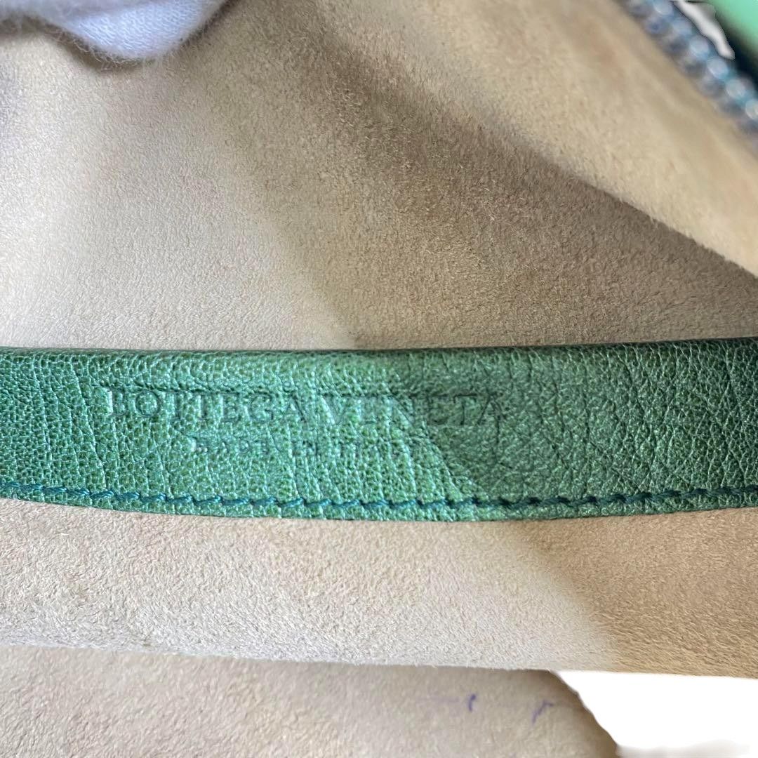 Bottega Veneta Bottega Veneta - Intrecciato Emerald Green Handbag Leather Size ONE SIZE - 11 Thumbnail
