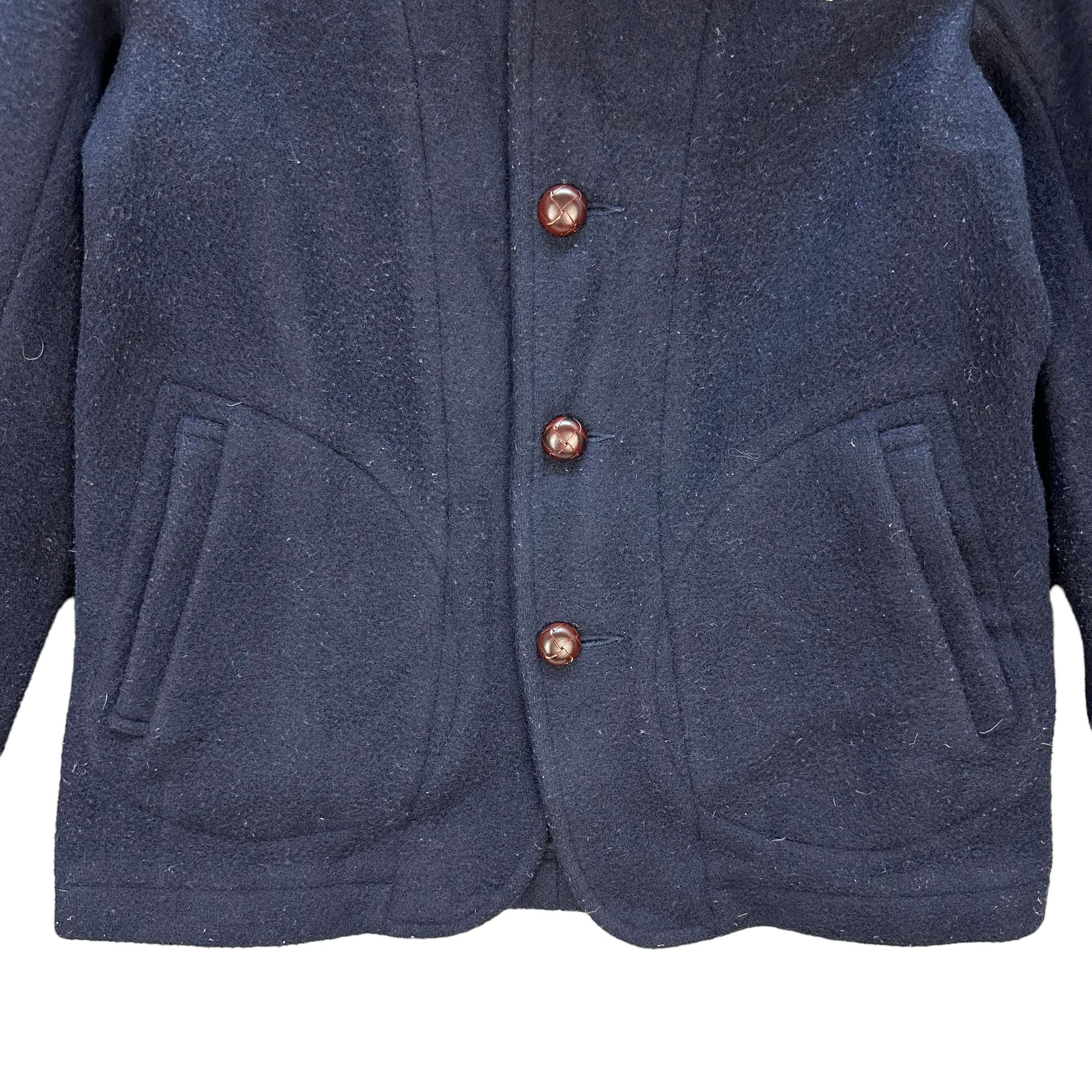 Danton DANTON Made in Japan Navy Blue Wool Coat Jacket #A39-0888 Size US S / EU 44-46 / 1 - 4 Thumbnail