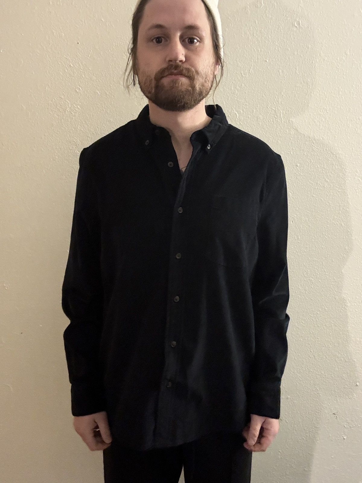 14th & Union 14th & Union Corduroy Button-Down Shirt | Deep Navy/Black L Size US L / EU 52-54 / 3 - 2 Thumbnail