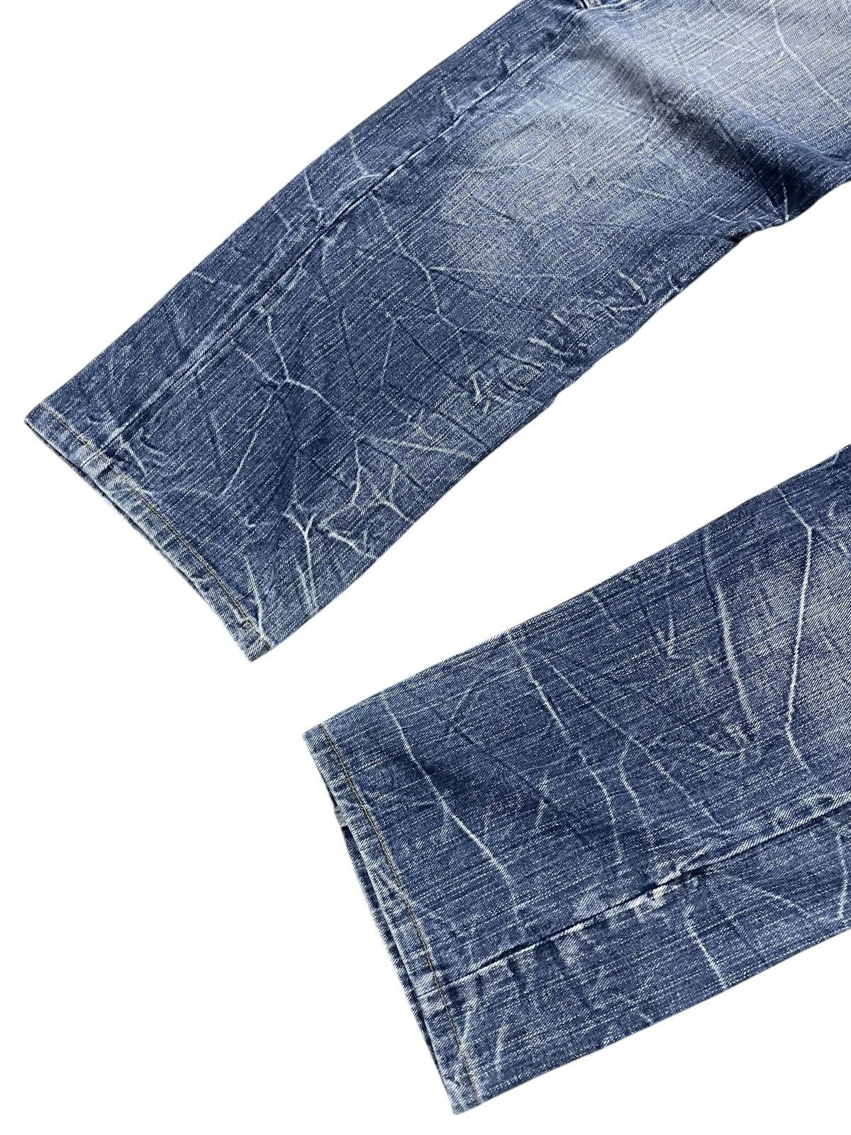 5351 POUR LES HOMMES × Japanese Brand × Tornado Mart DOMINATE Double Waist Spiral Honeycomb Wash Jeans Size US 34 / EU 50 - 5 Thumbnail
