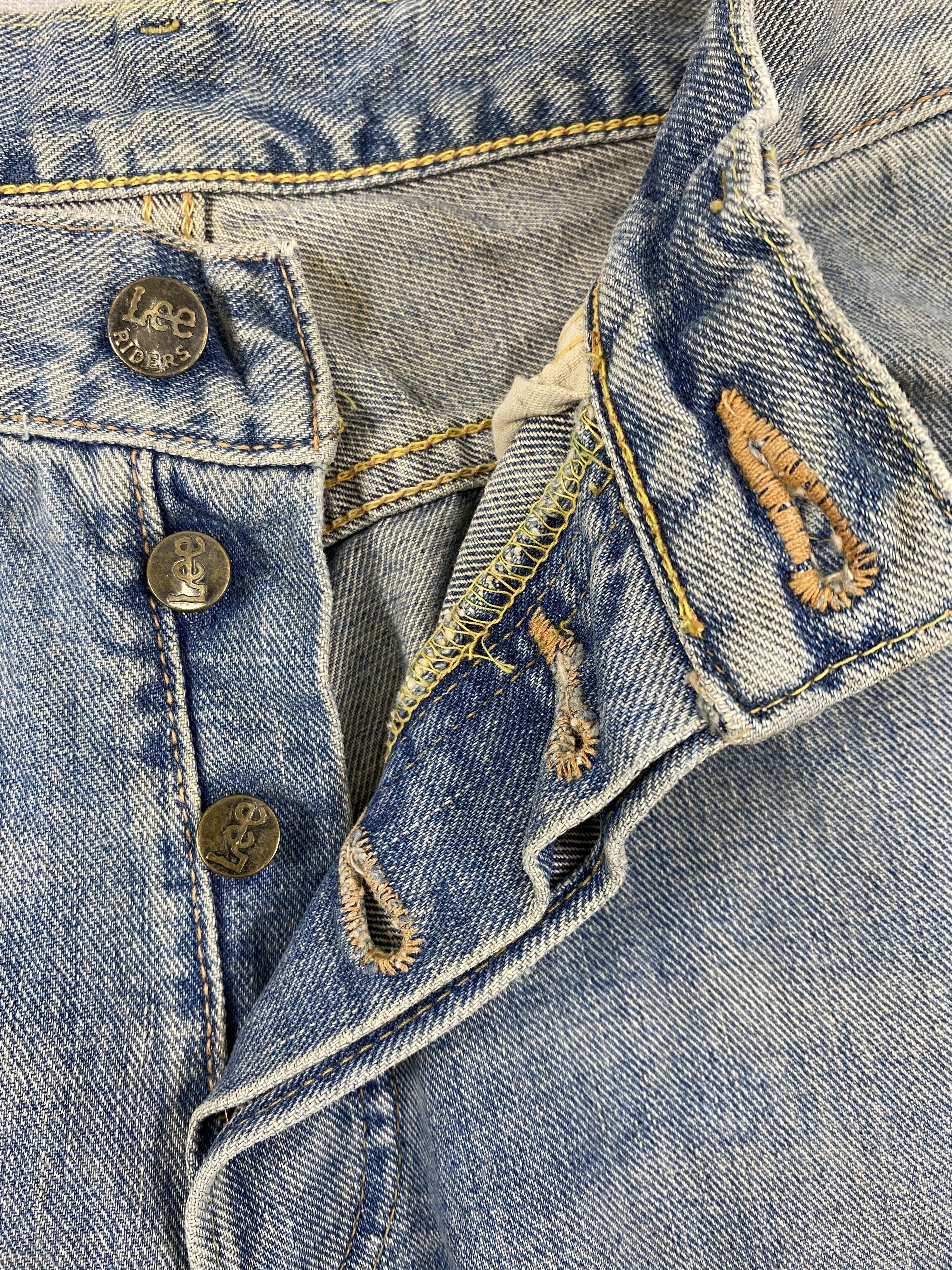 If Six Was Nine Redline Vintage Lee Jeans 30x33.5 Denim- JN3575 Size US 30 / EU 46 - 6 Thumbnail