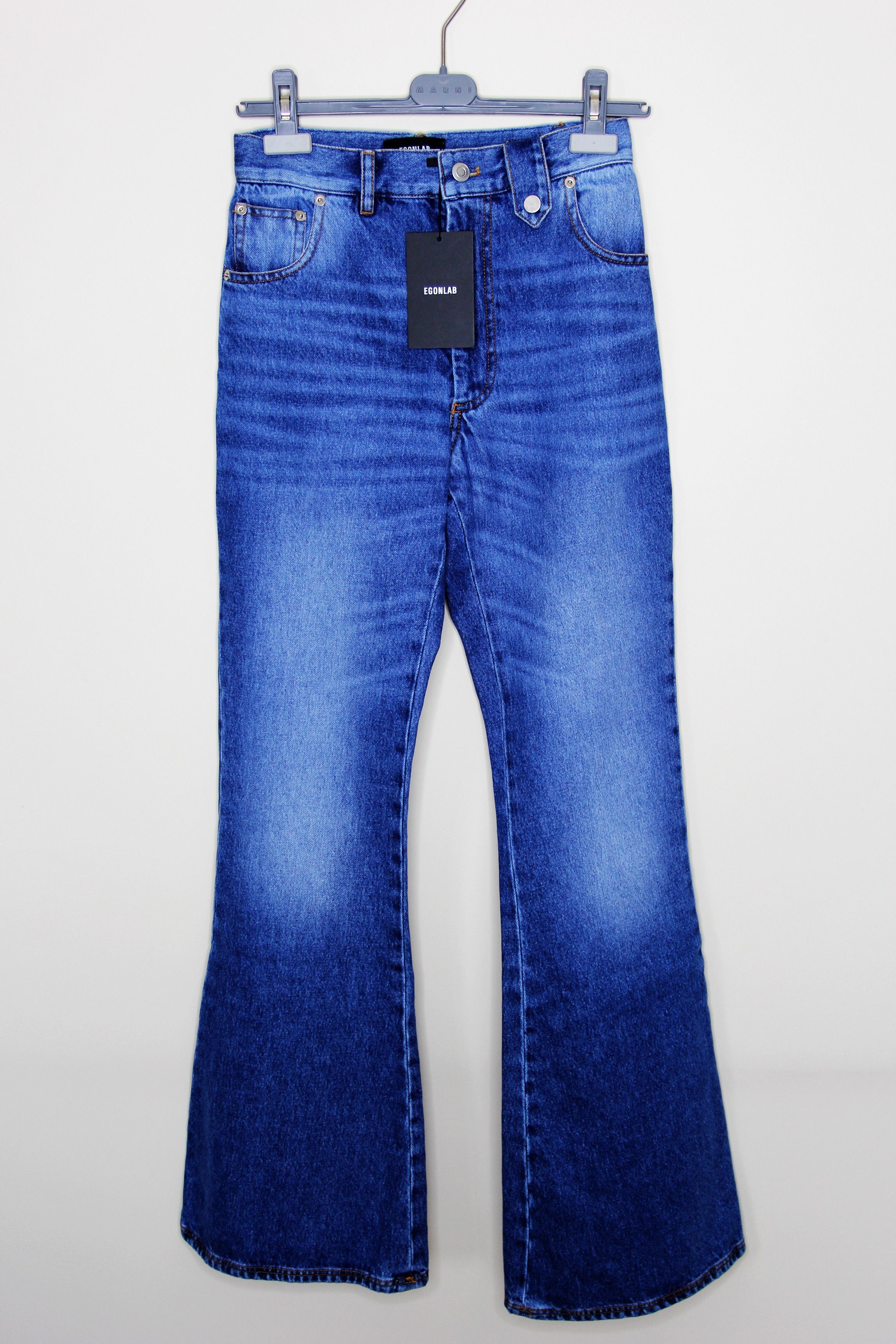 Egon Lab BNWT SS23 EGONLAB "PARASOMNIA" WIDE LEG JEANS S Size US 26 / EU 42 - 2 Thumbnail